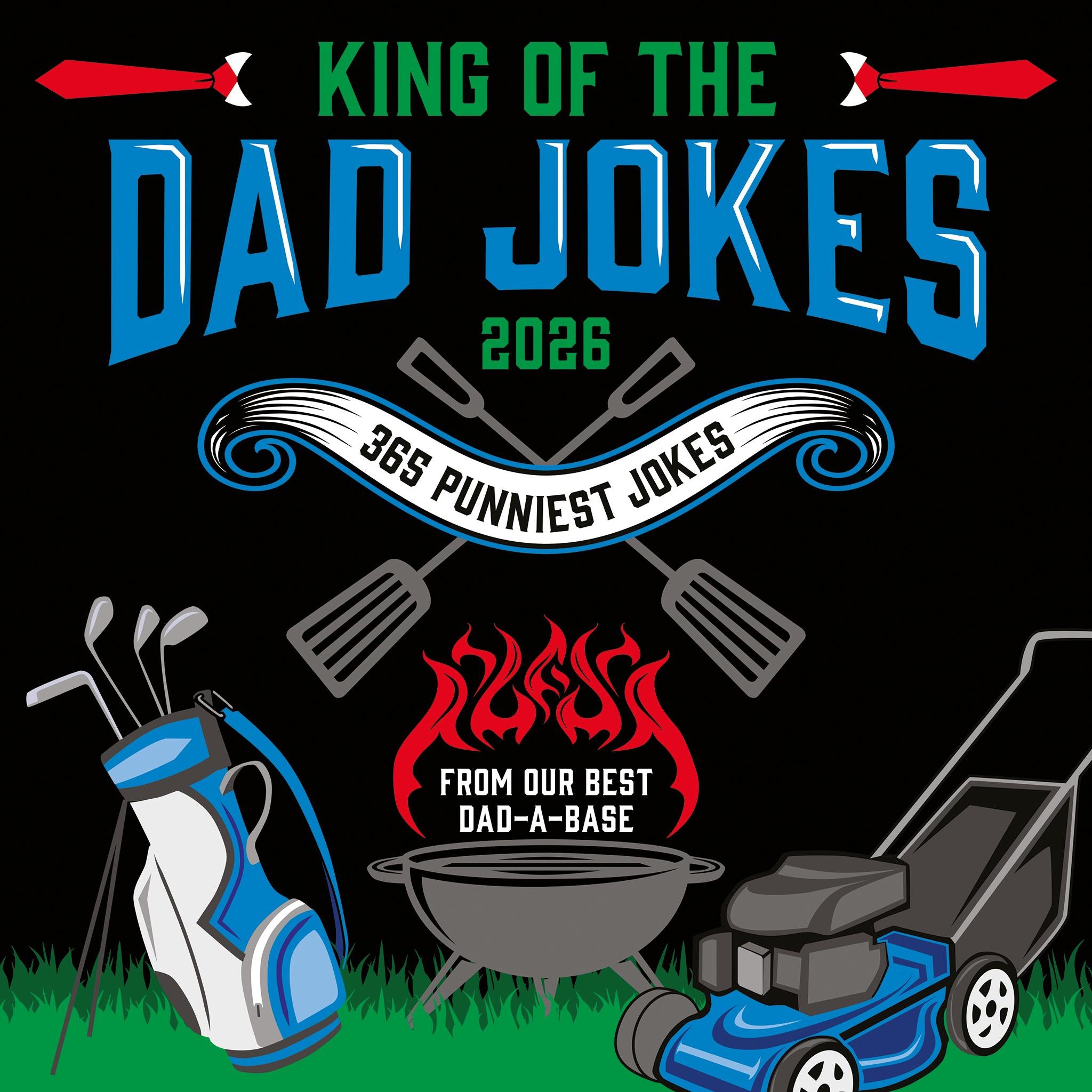 Calendrier mural du roi des blagues de papa 2026