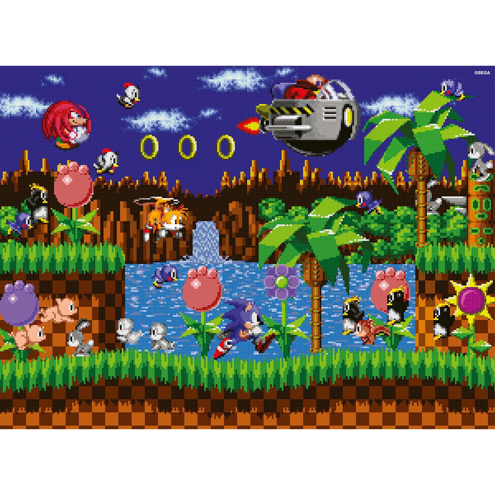 Classic Sonic 500 Piece Puzzle