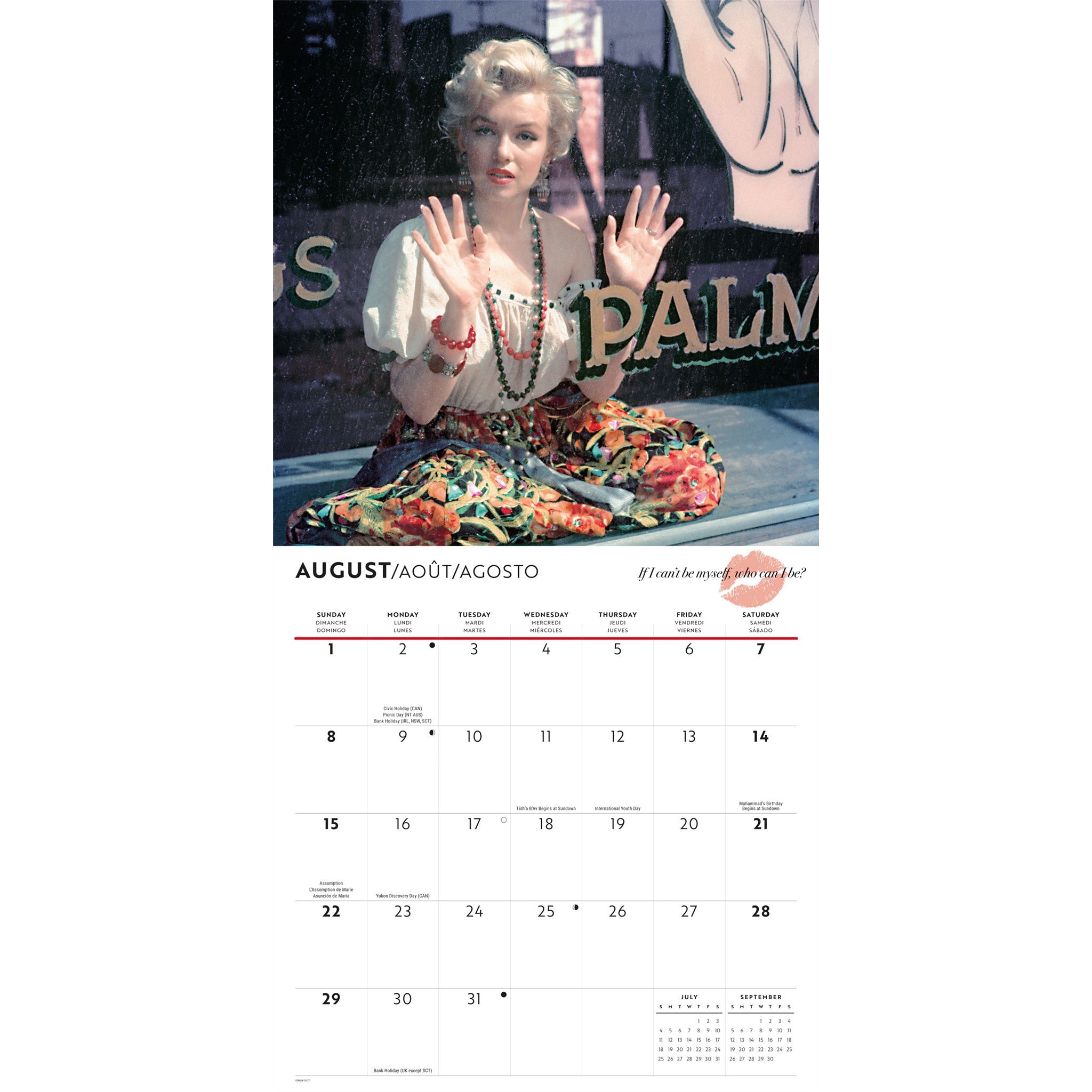 Marilyn Monroe 2027 Wall Calendar