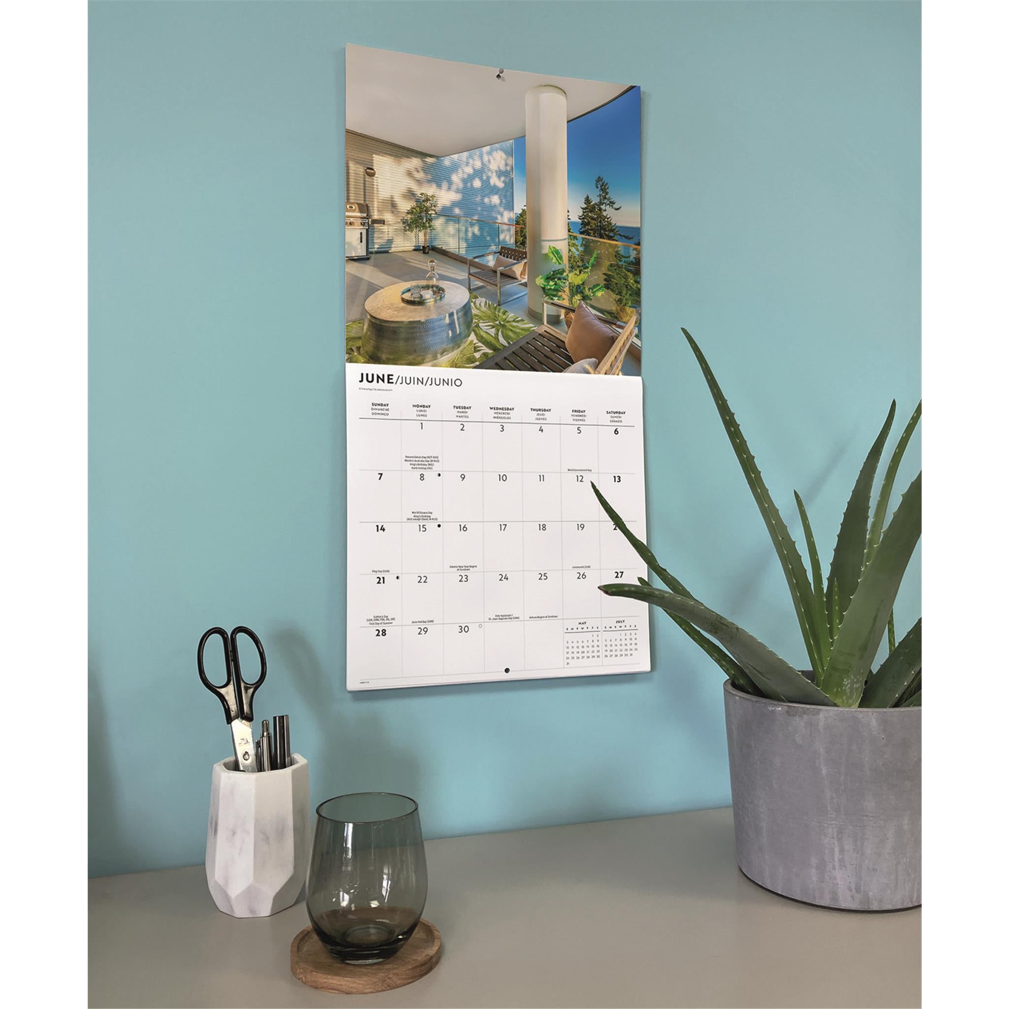 Calendrier mural On The Porch 2026