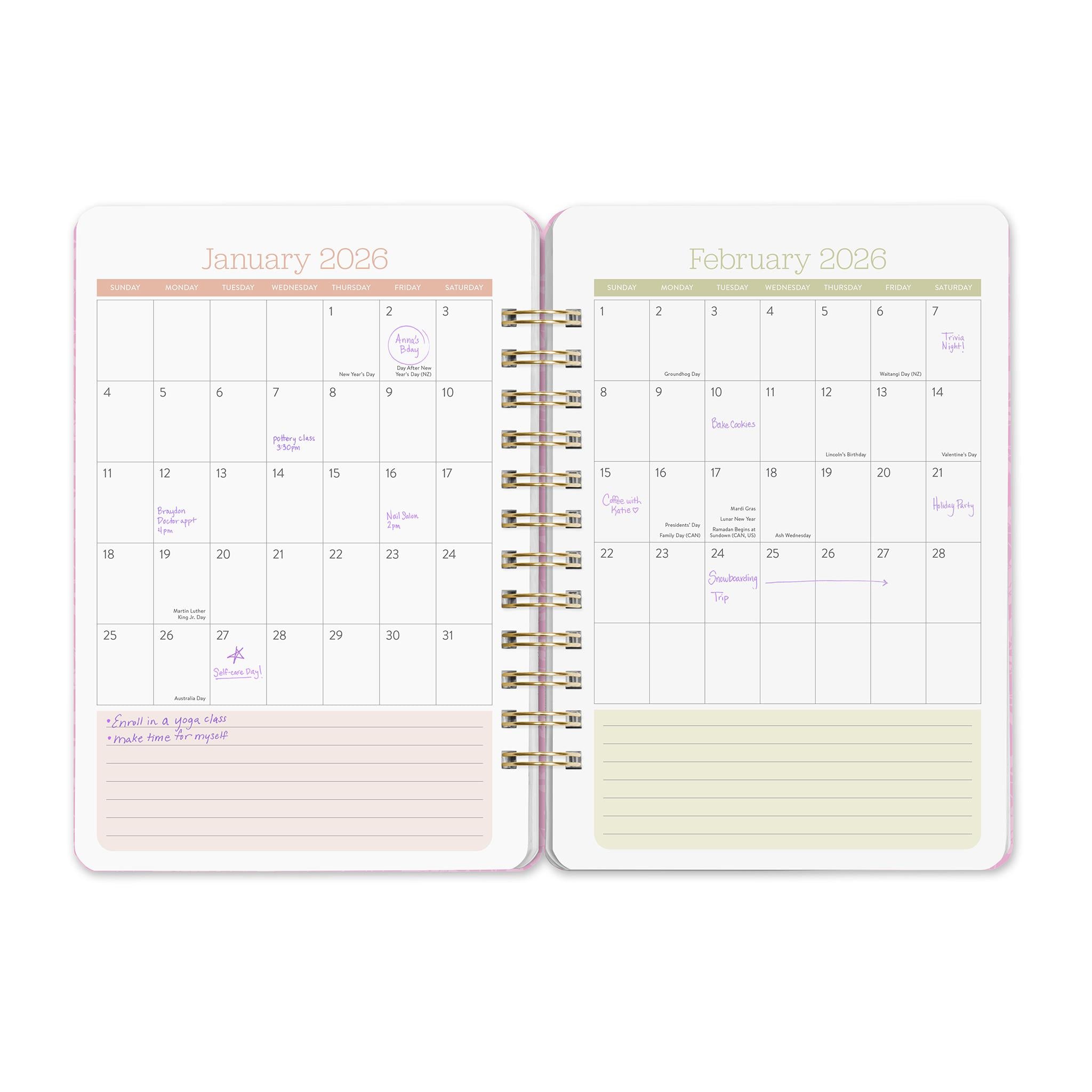 Bella Flora Do It All 2025-2026 Planner Calendar