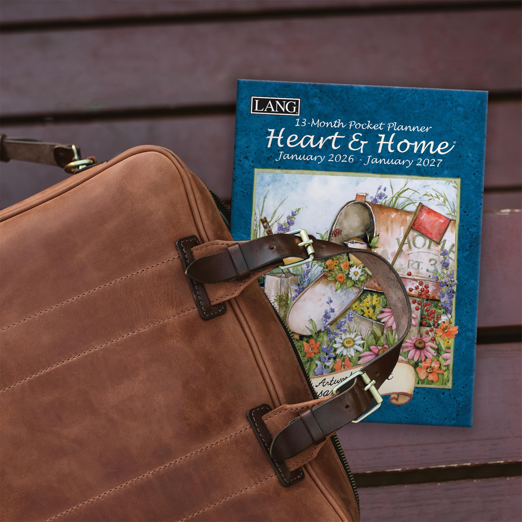 Agenda de poche mensuel Heart And Home 2026