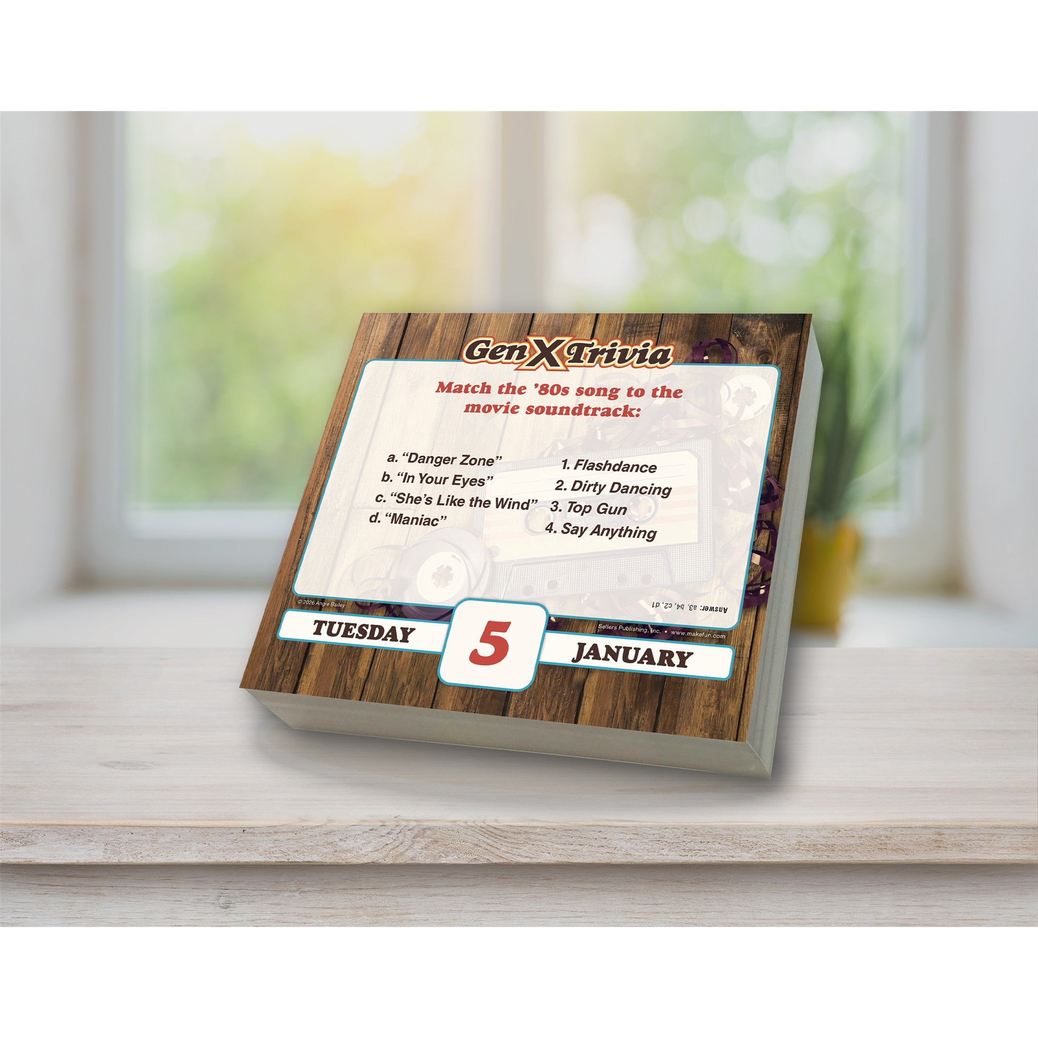 Daily Gen X Trivia 2027 Box Calendar - Online Only