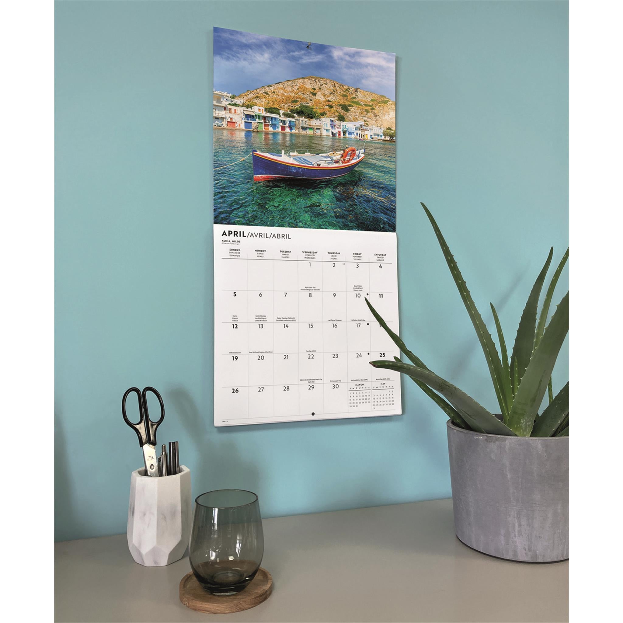 Greek Isles 2026 Wall Calendar
