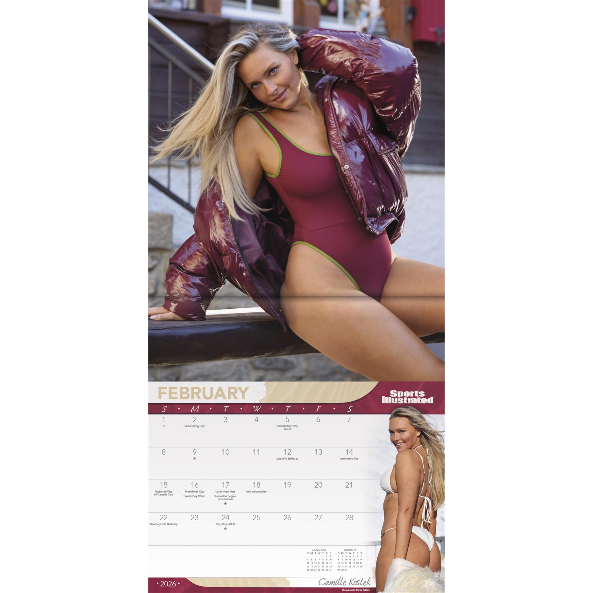 Mini-calendrier exclusif Sports Illustrated Swimsuit 2026