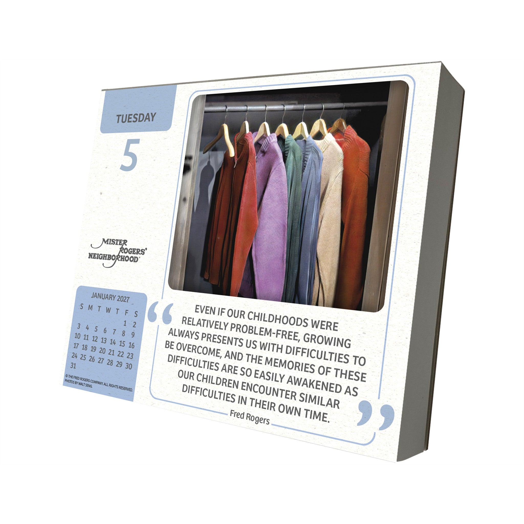 Mister Rogers 2027 Box Calendar - Online Only