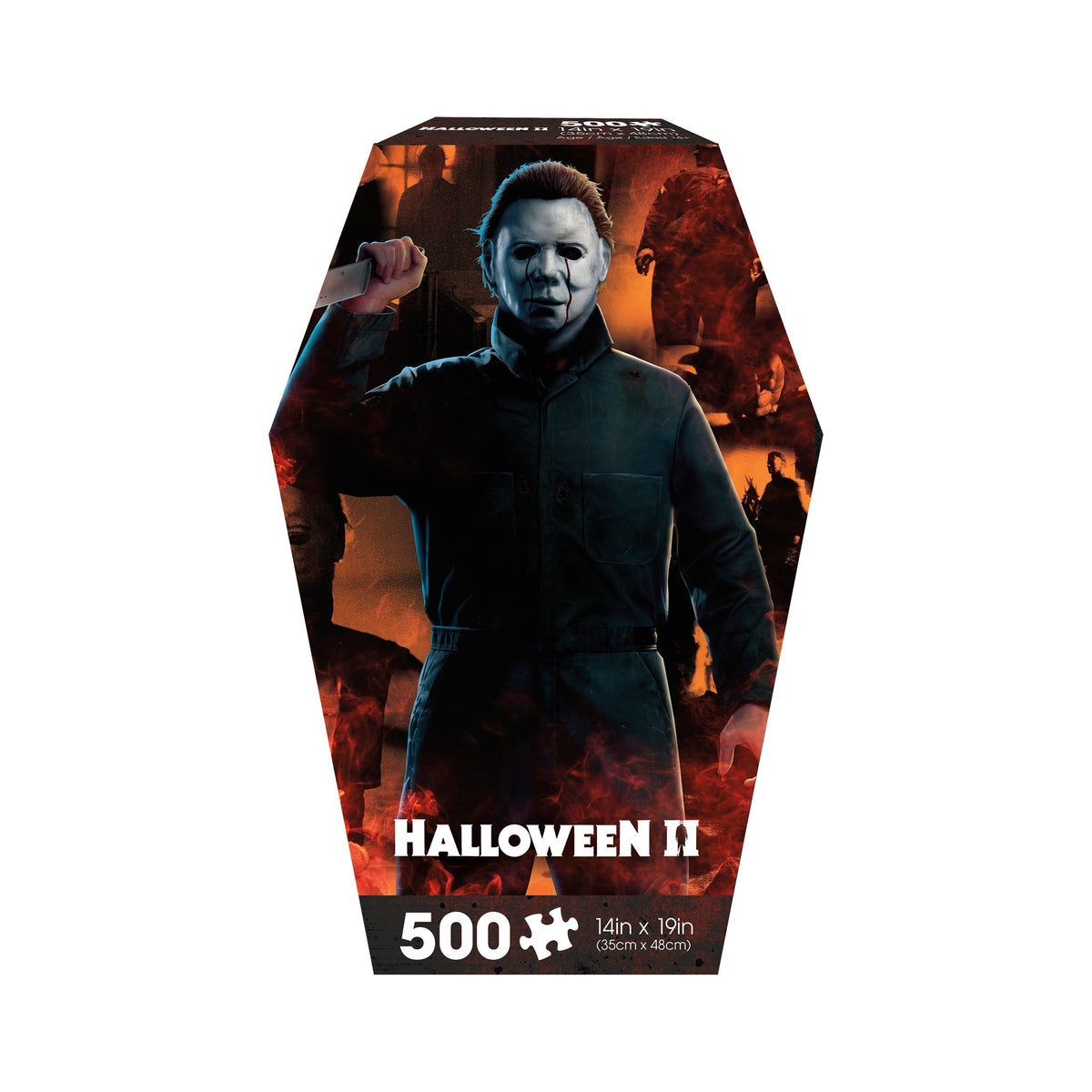 Puzzle 500 pièces Halloween II en forme de cercueil