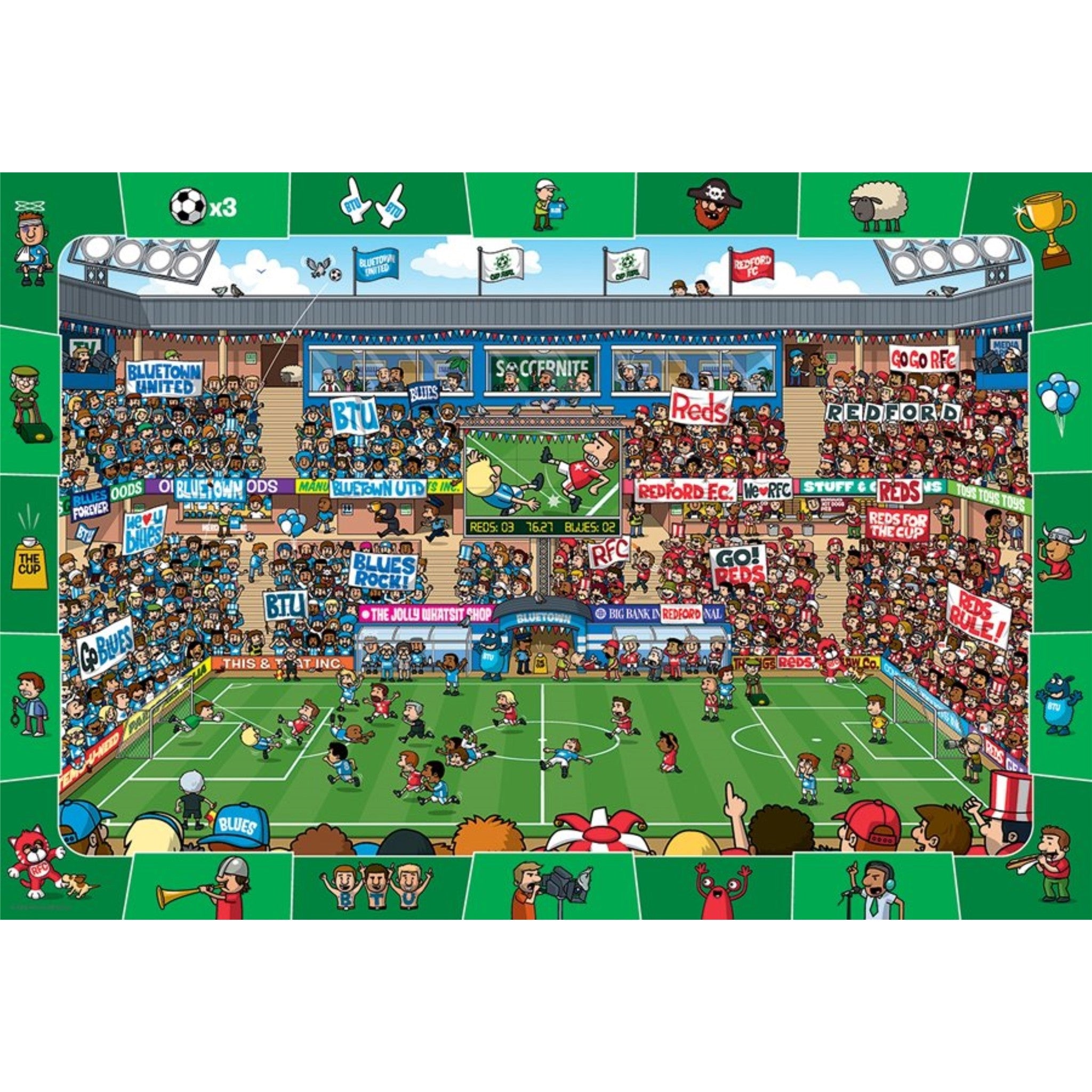 Puzzle de football de 100 pièces