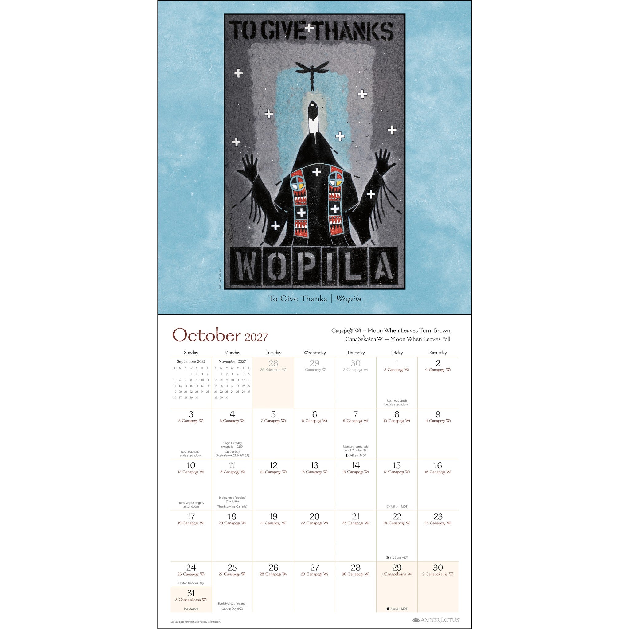 Lakota Way 2027 Wall Calendar - Online Only