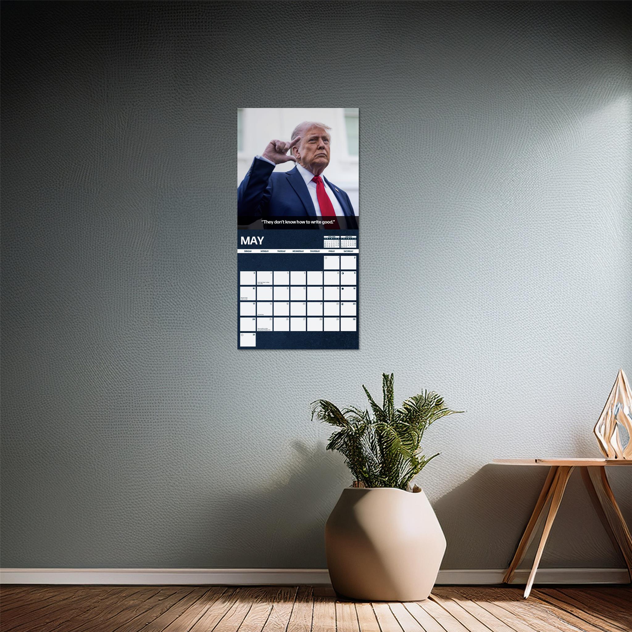 The Donald Says 2026 Wall Calendar