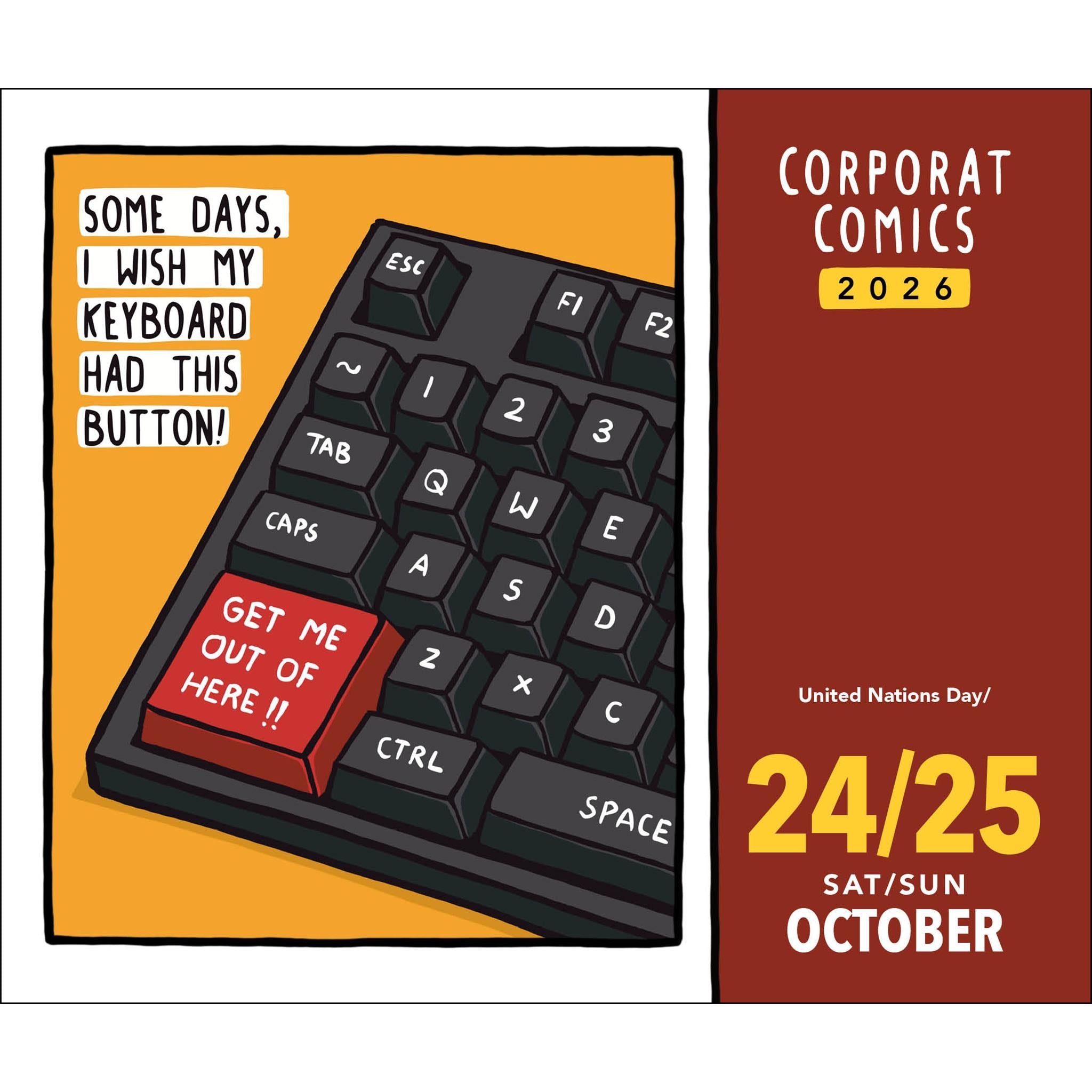 Corporat Comics 2026 Box Calendar