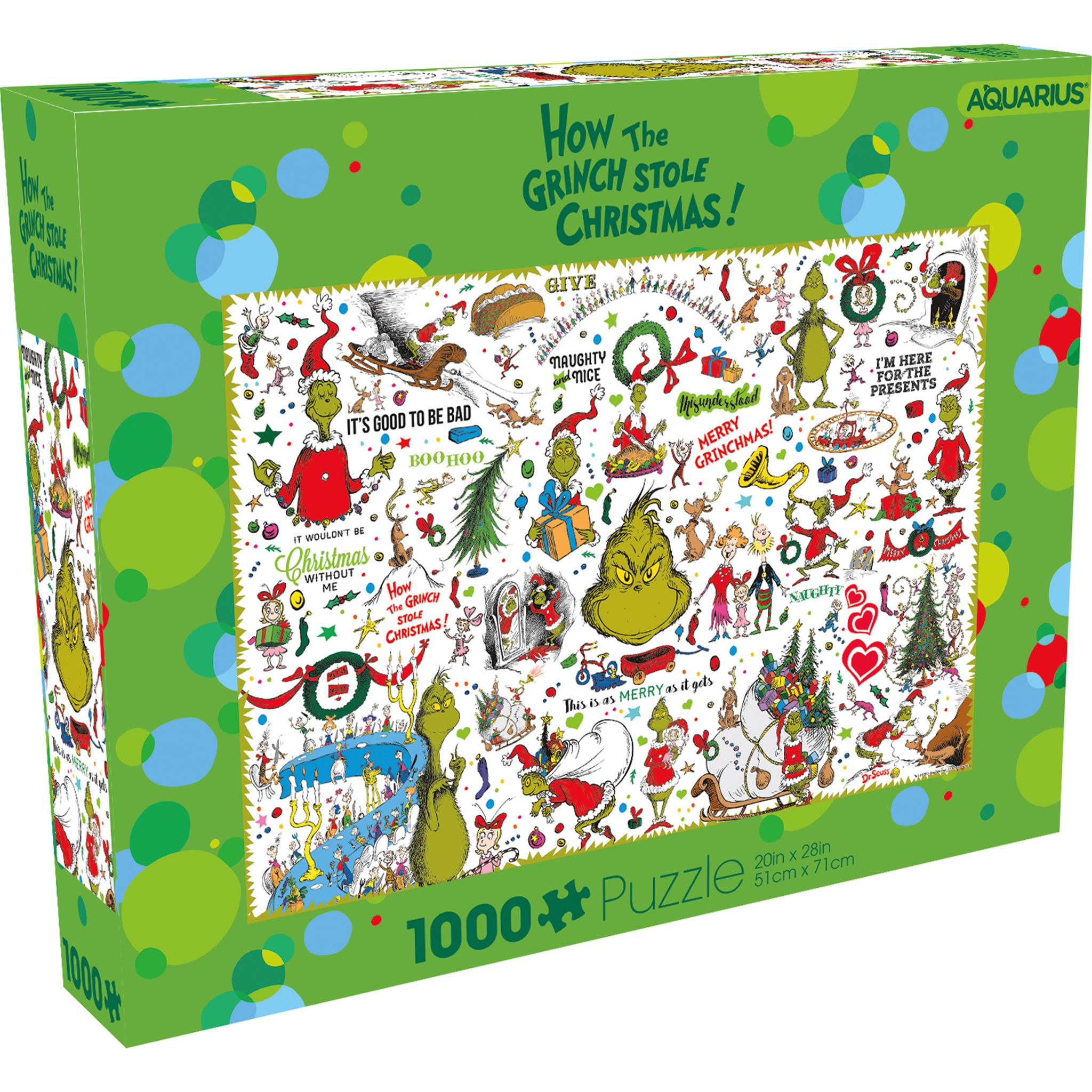 Puzzle de Noël du Grinch de 1000 pièces