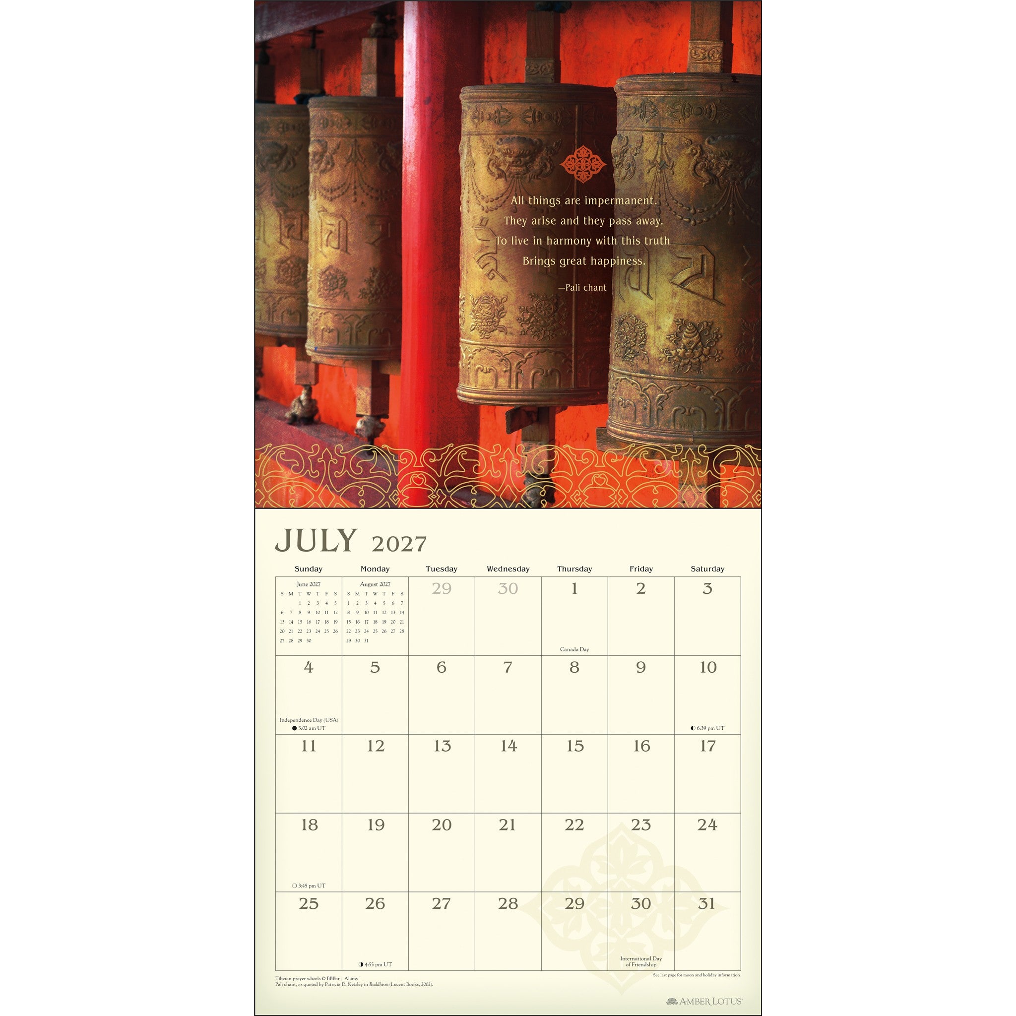 Meditation 2027 Wall Calendar - Online Only
