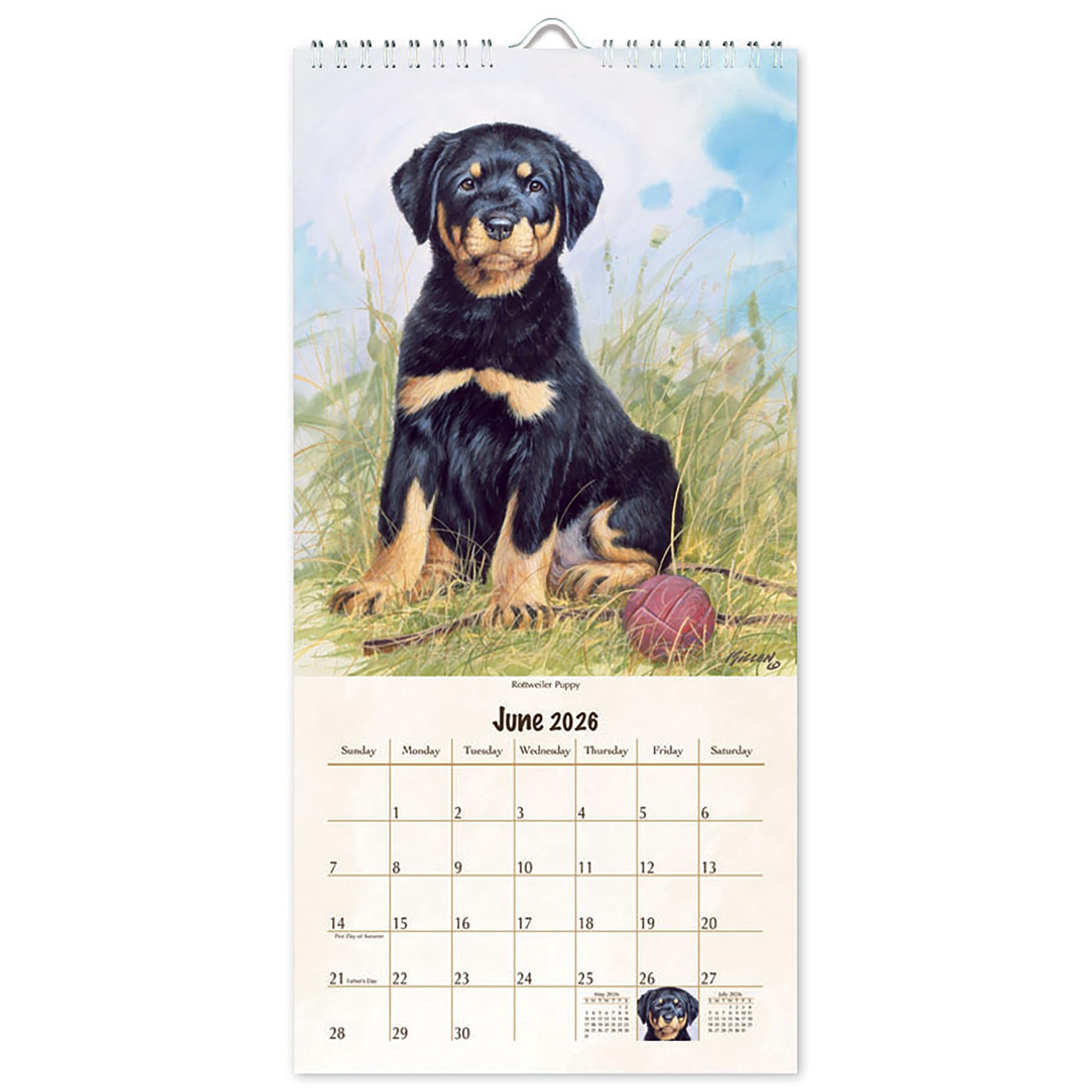 Must Love Dogs 2026 Slim Calendar - Online Only