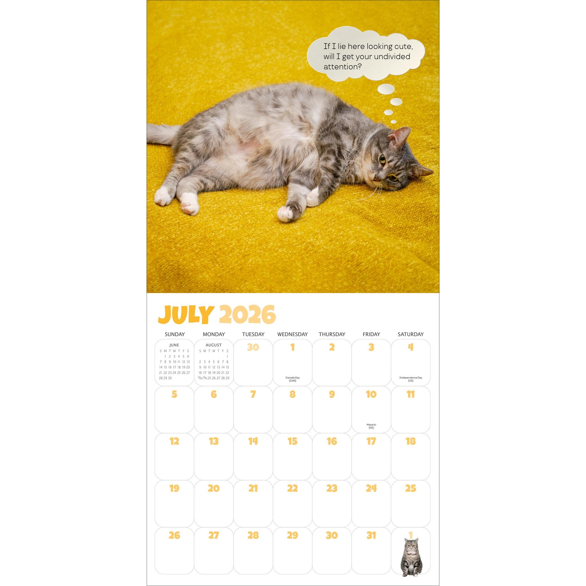 Calendrier mural Chonkers 2026