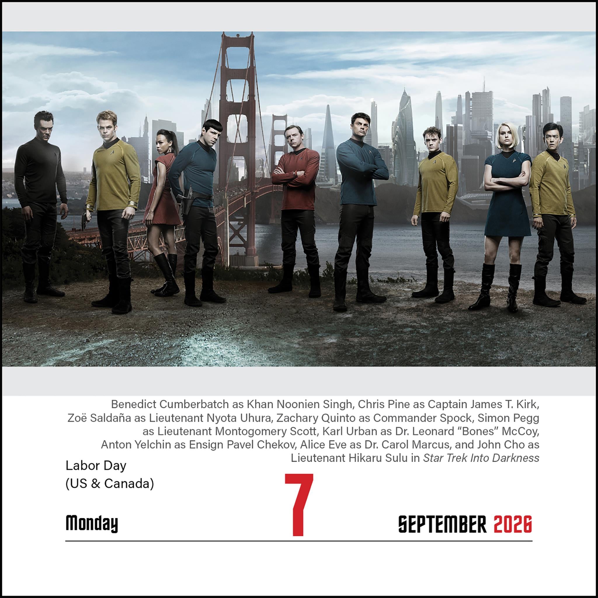 Calendrier Star Trek Daily 2026