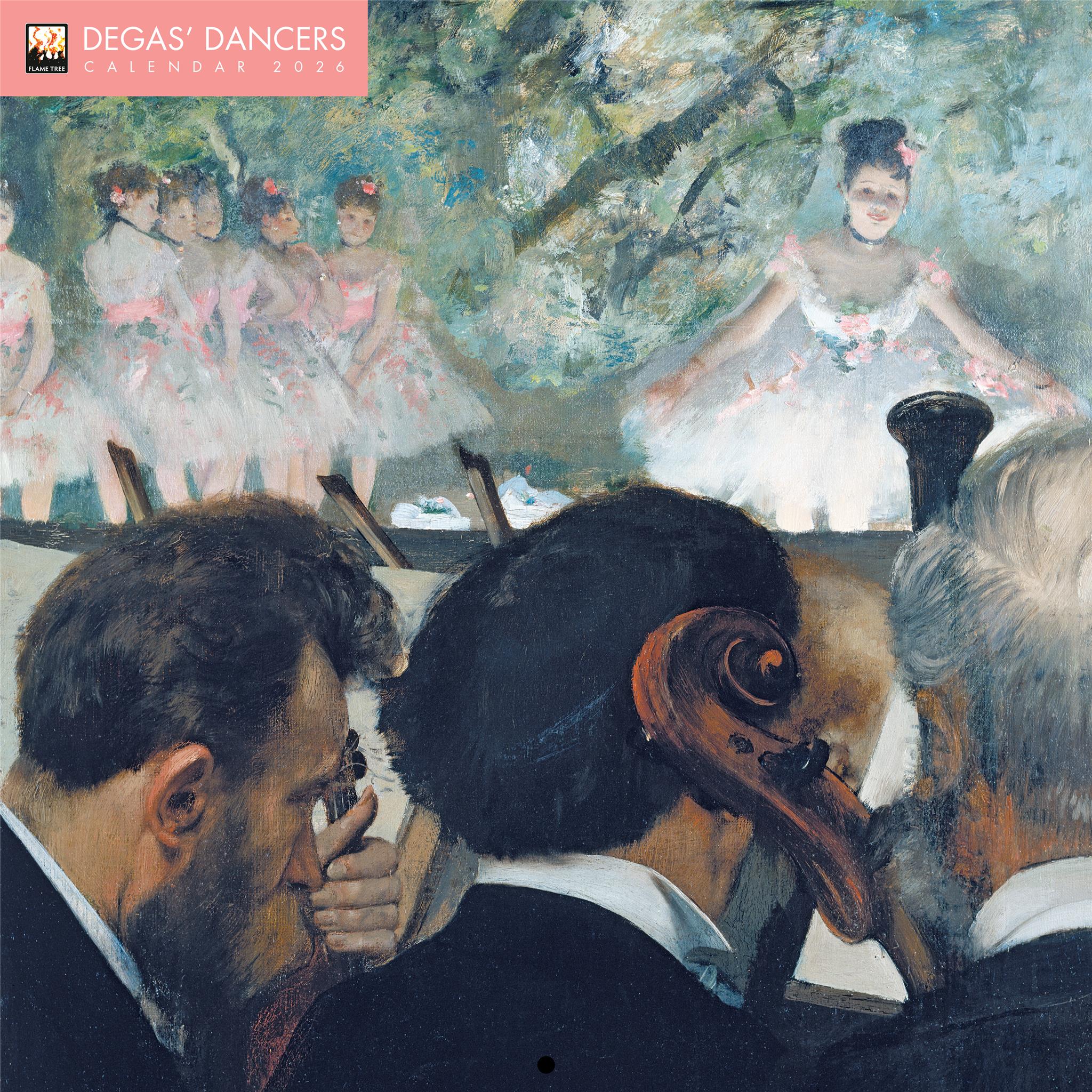 Calendrier mural 2026 des Danseuses de Degas - Disponible uniquement en ligne