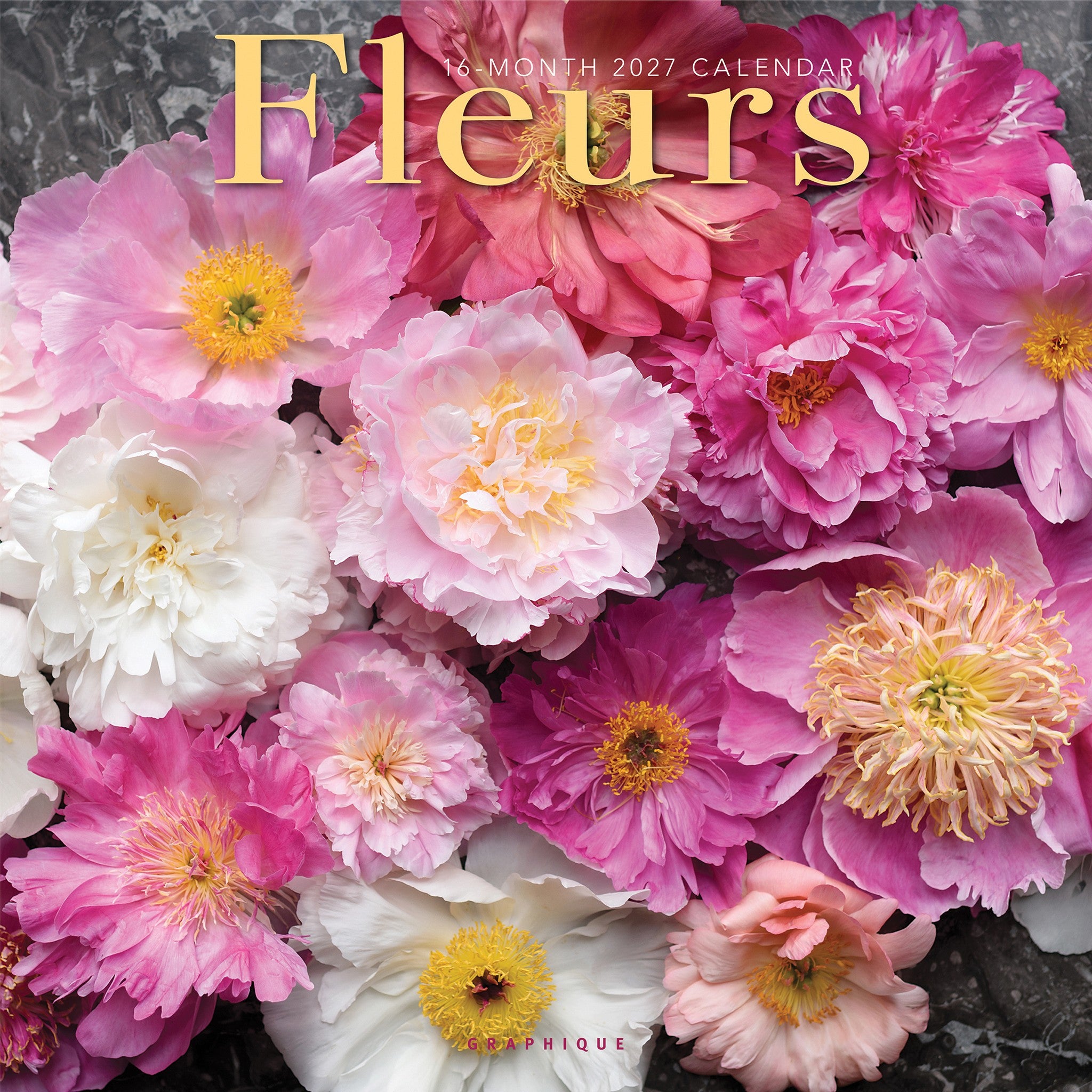Fleurs 2027 Wall Calendar