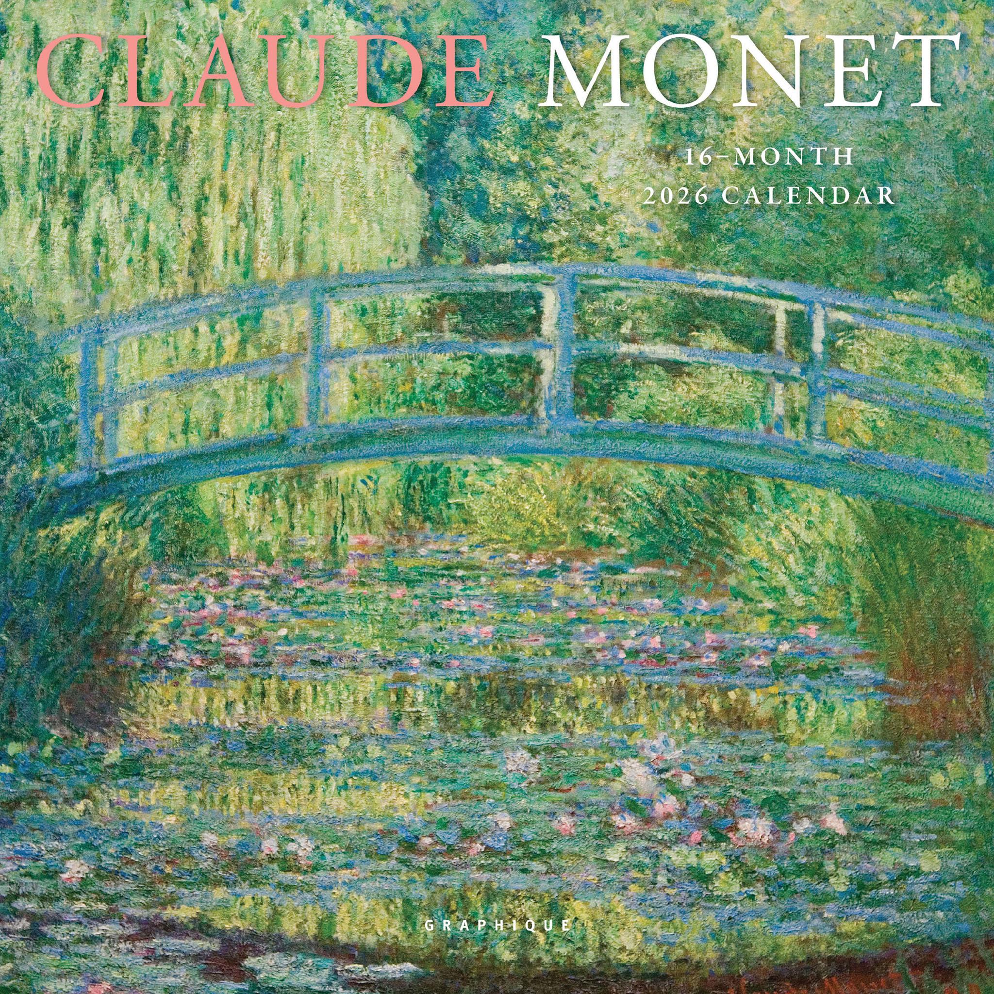 Mini-calendrier Monet 2026 - Disponible uniquement en ligne