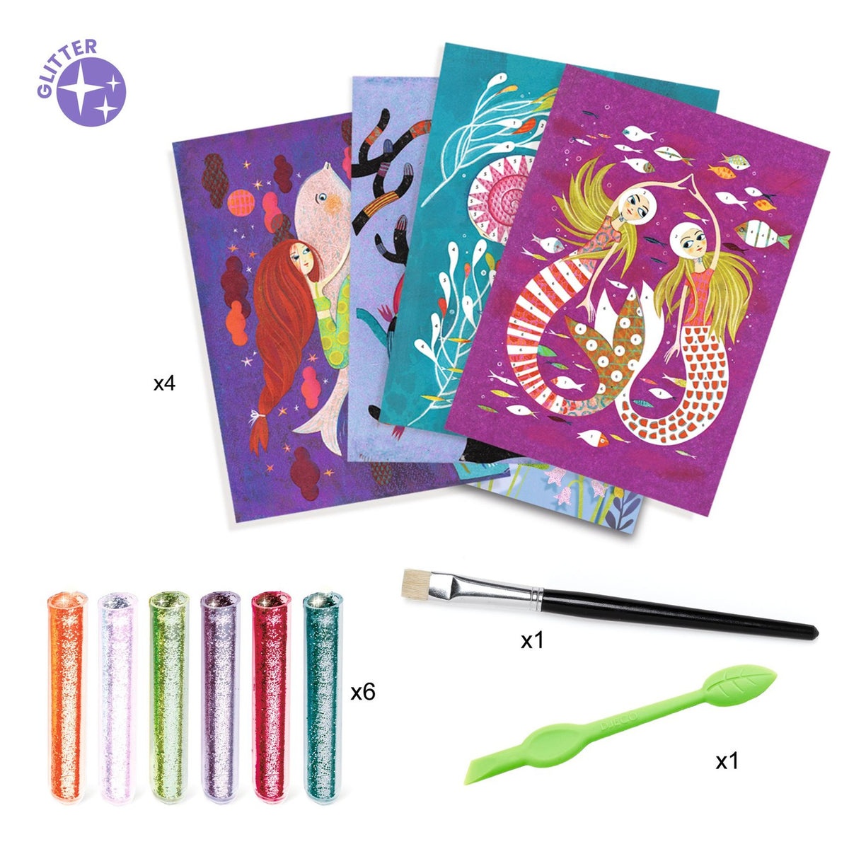 Mermaids Glitter Boards