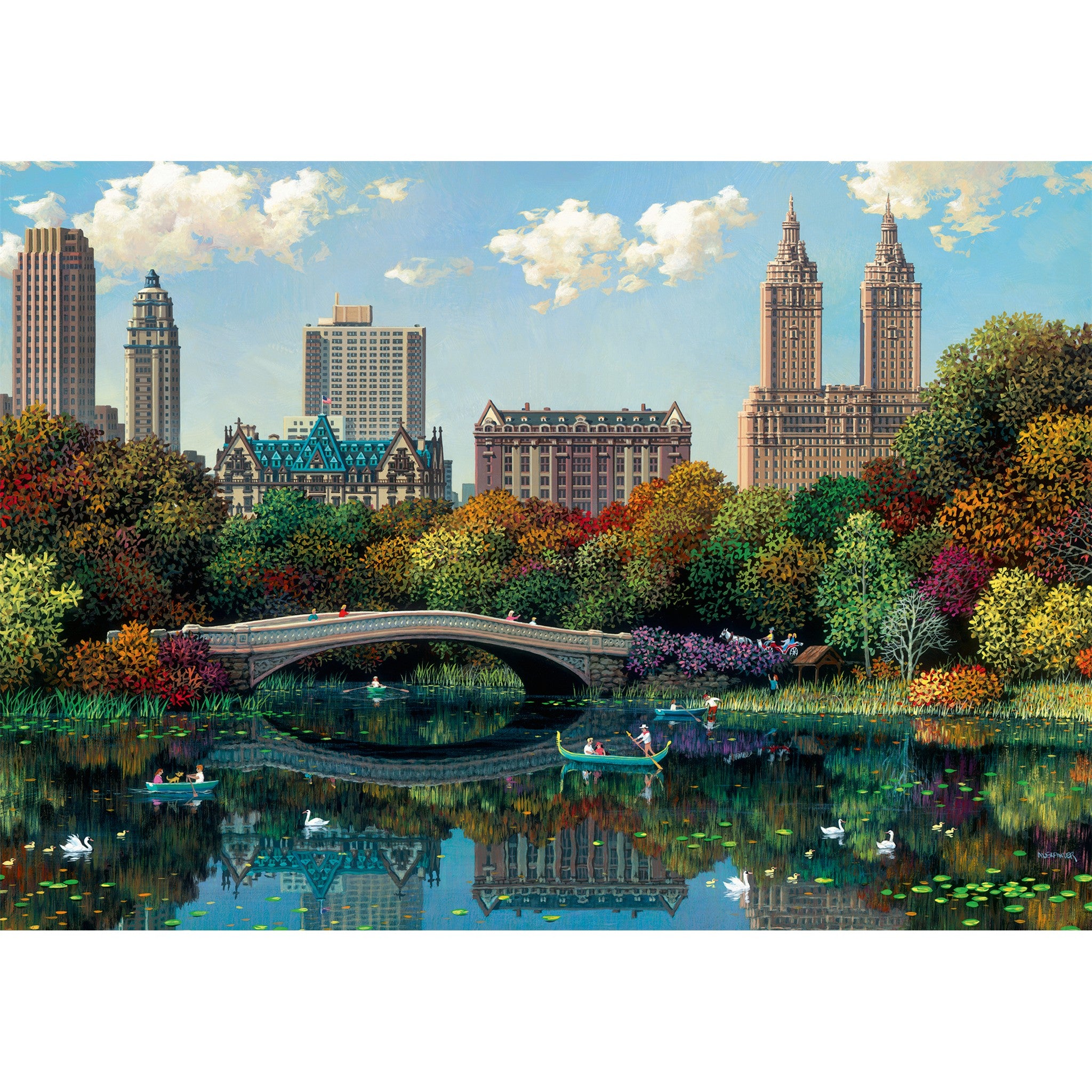 NY Central Park, Bow Bridge