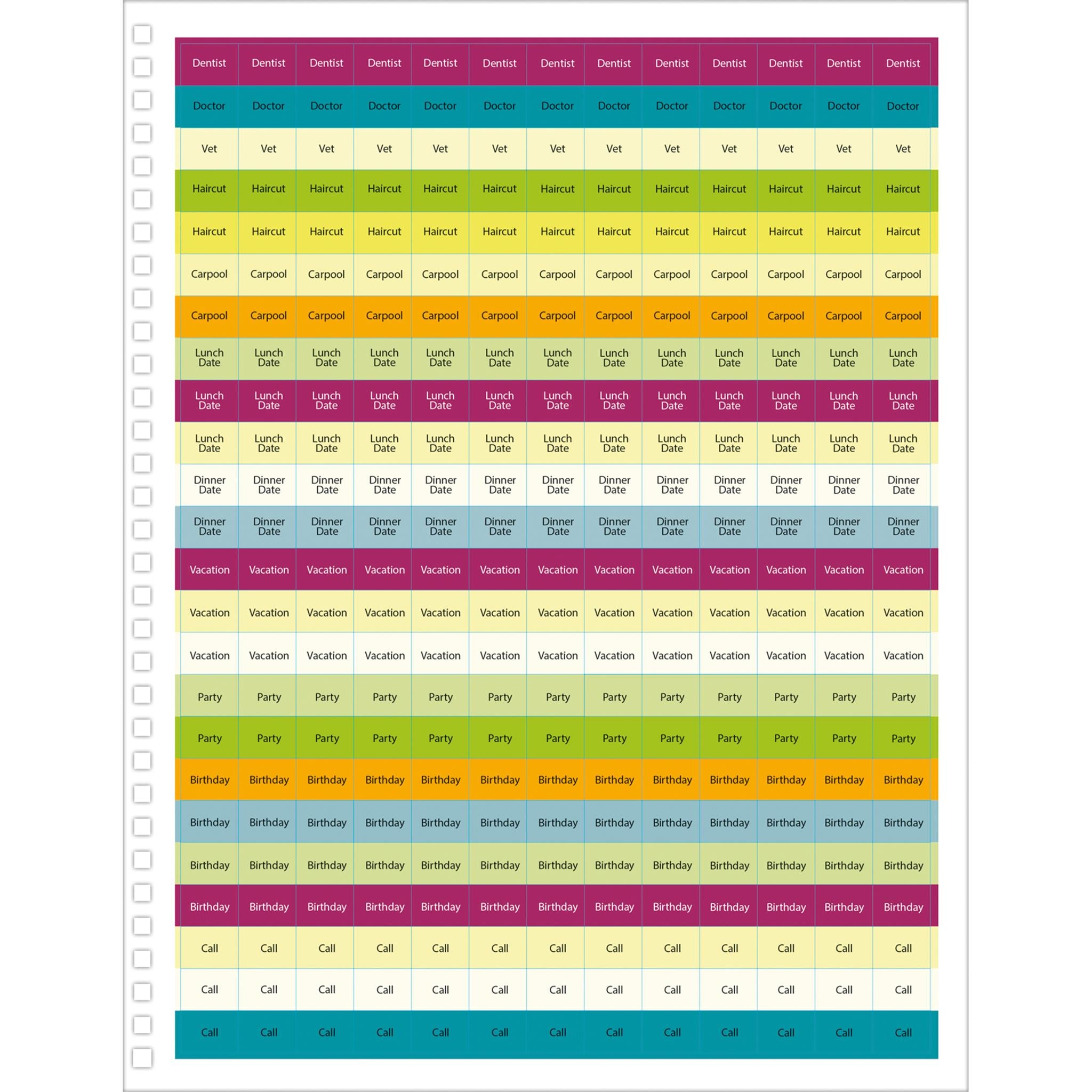 Calendrier de fiançailles de luxe Ladybird 2025-2026