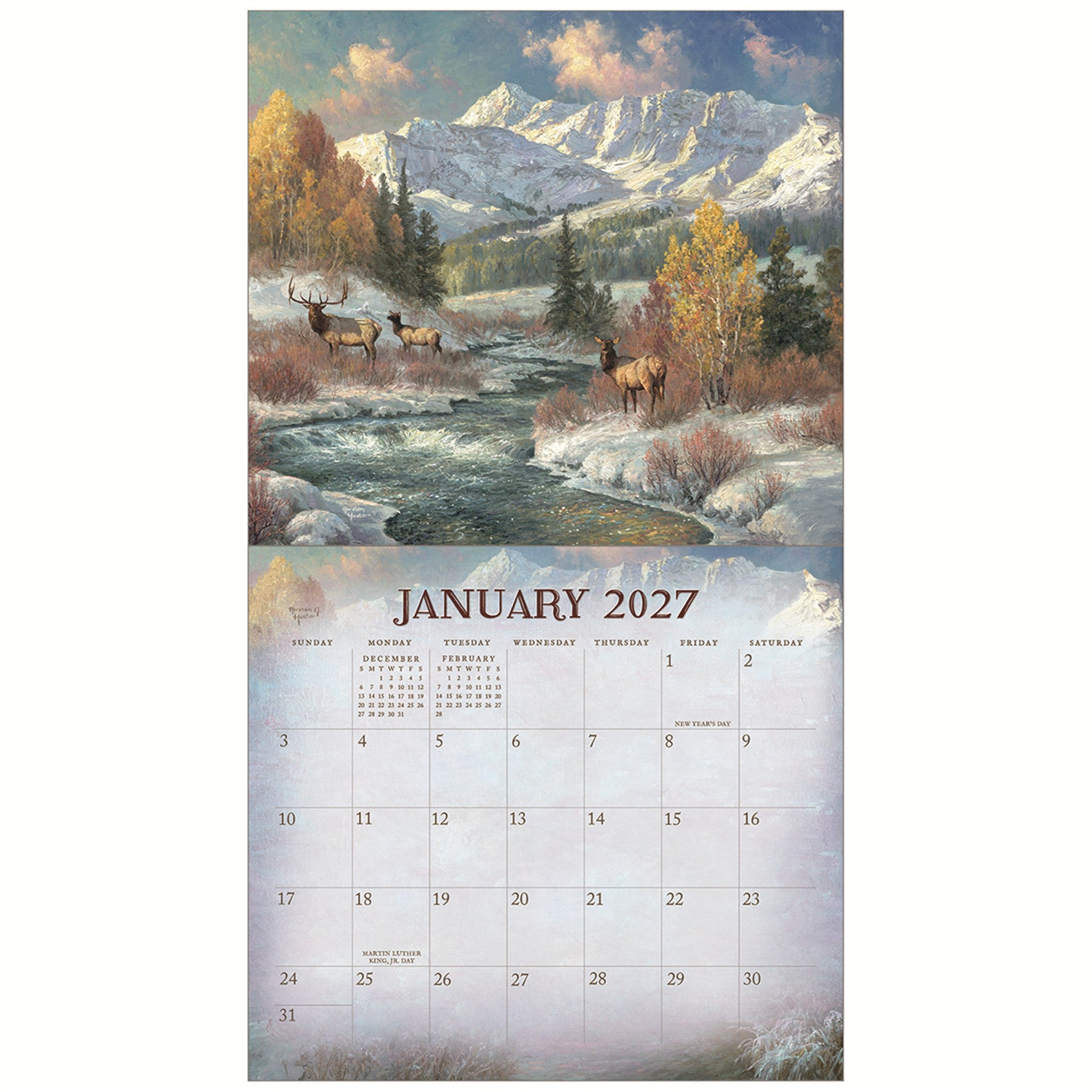 Four Seasons 2027 Wall Calendar