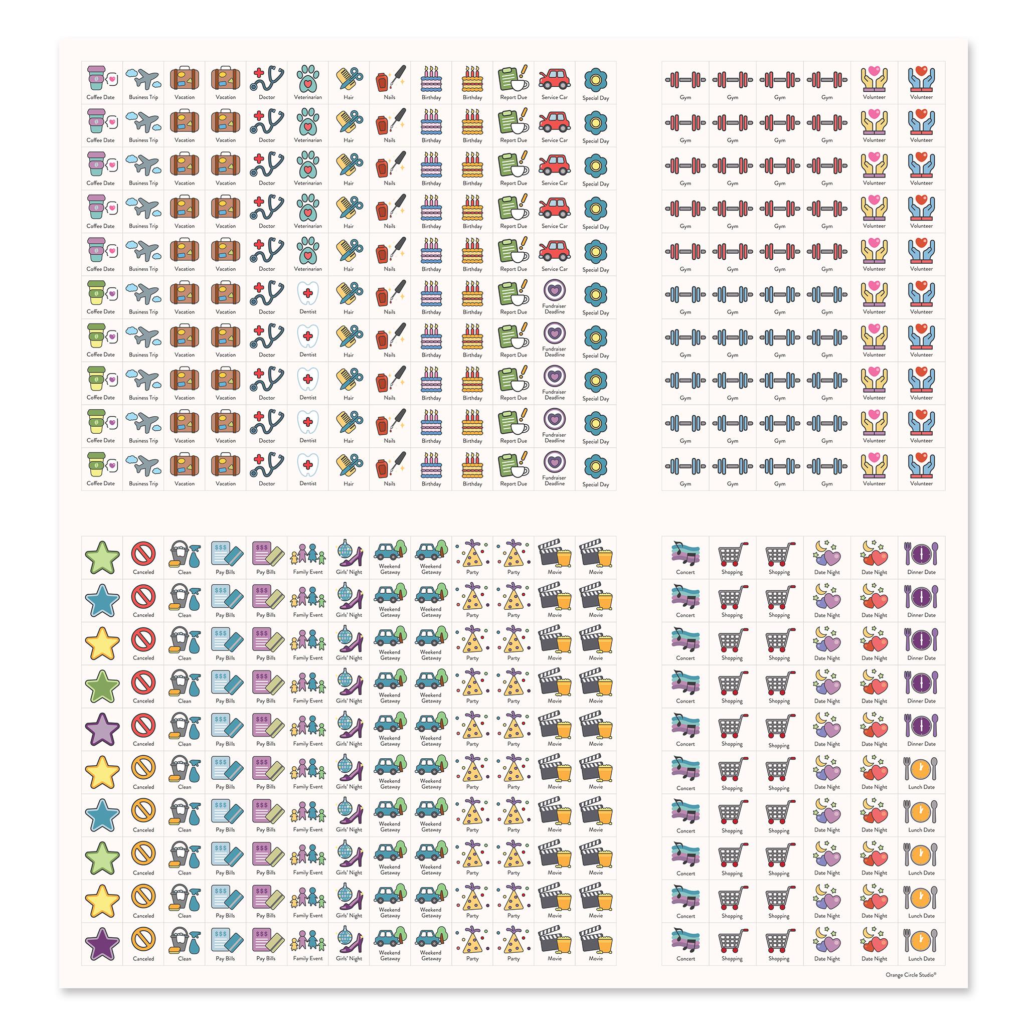 Bella Flora Do It All 2025-2026 Wall Calendar