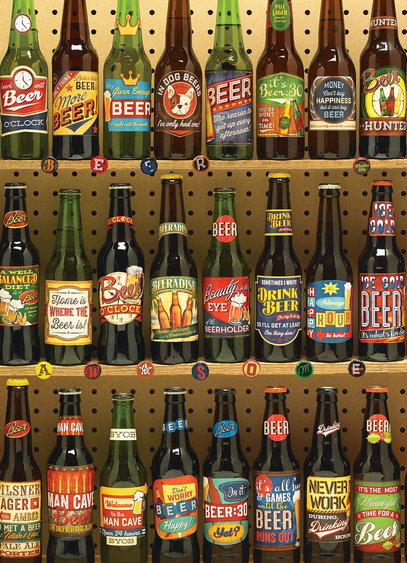Beer Collection 1000 Piece Puzzle - Online Only