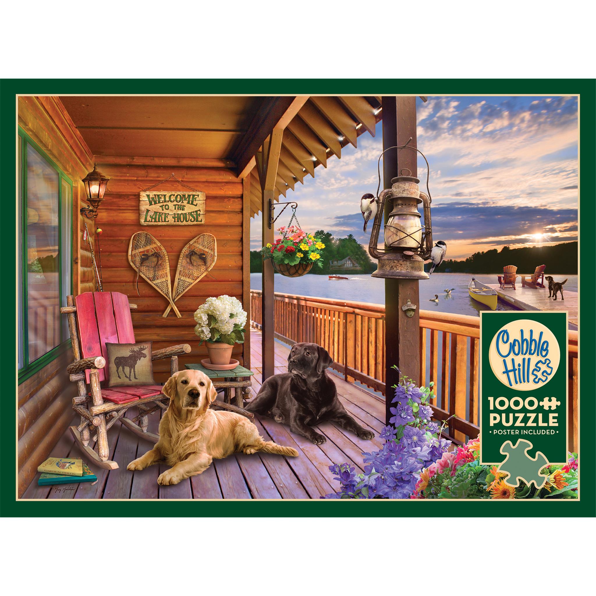 Bienvenue au puzzle de 1000 pièces Lake House Cobble Hill