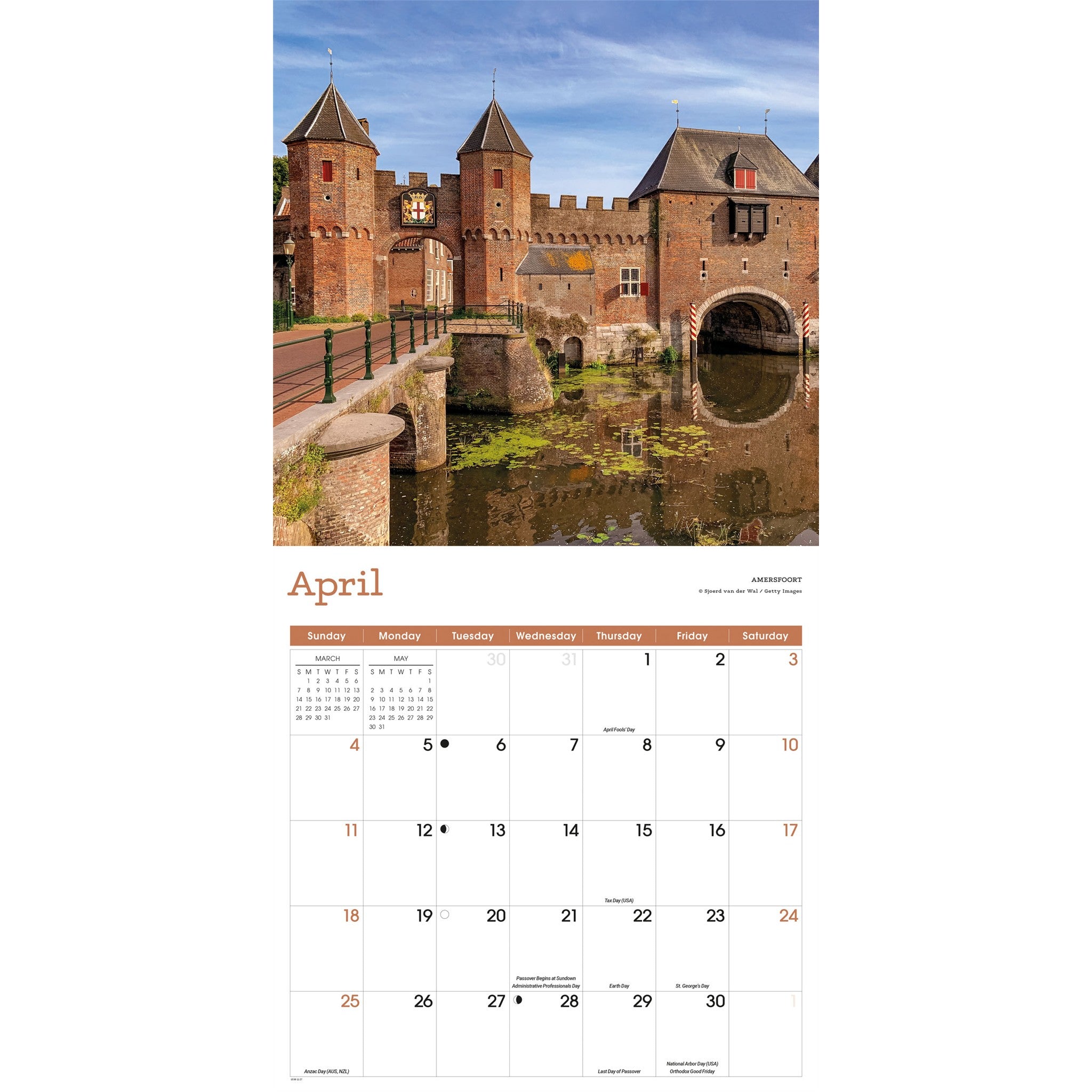 Netherlands 2027 Wall Calendar