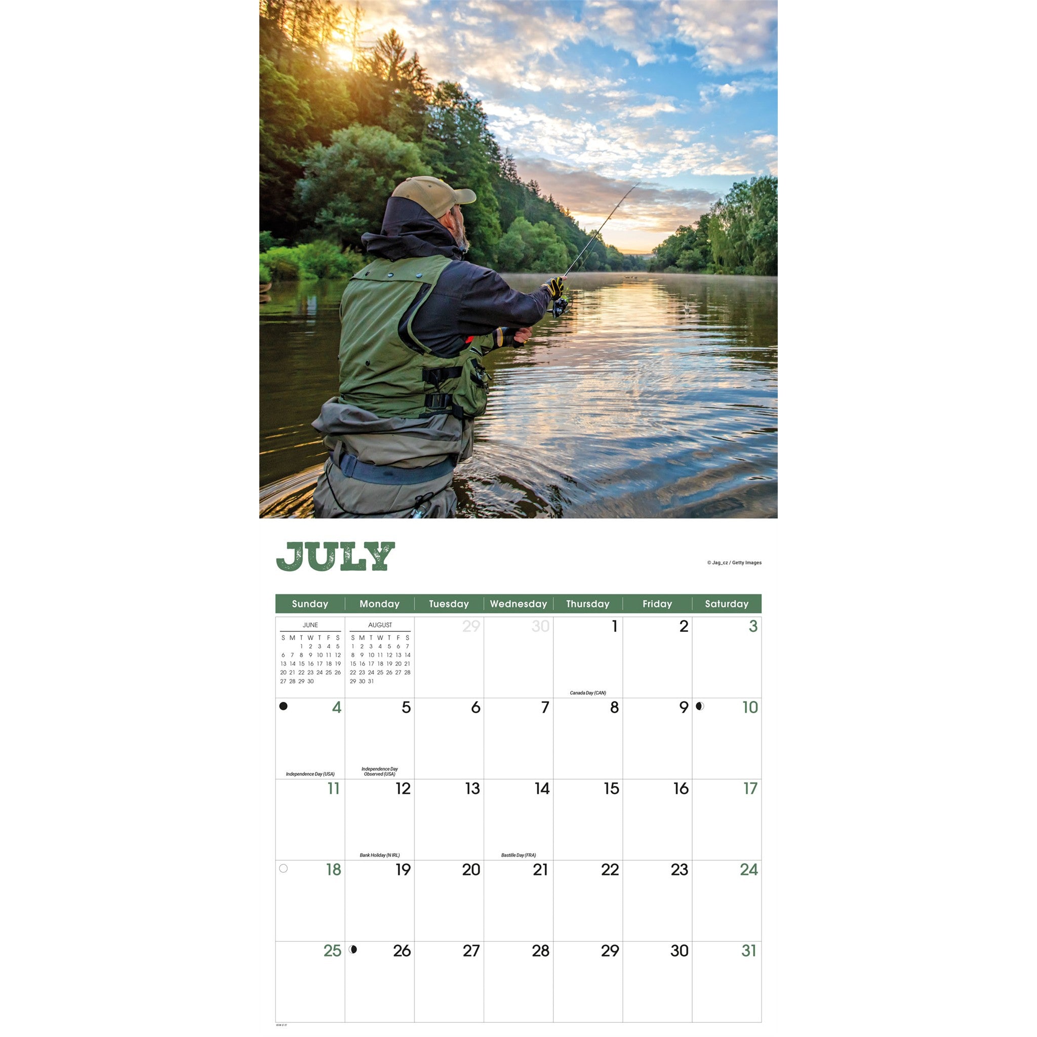 Calendrier mural Basse 2027