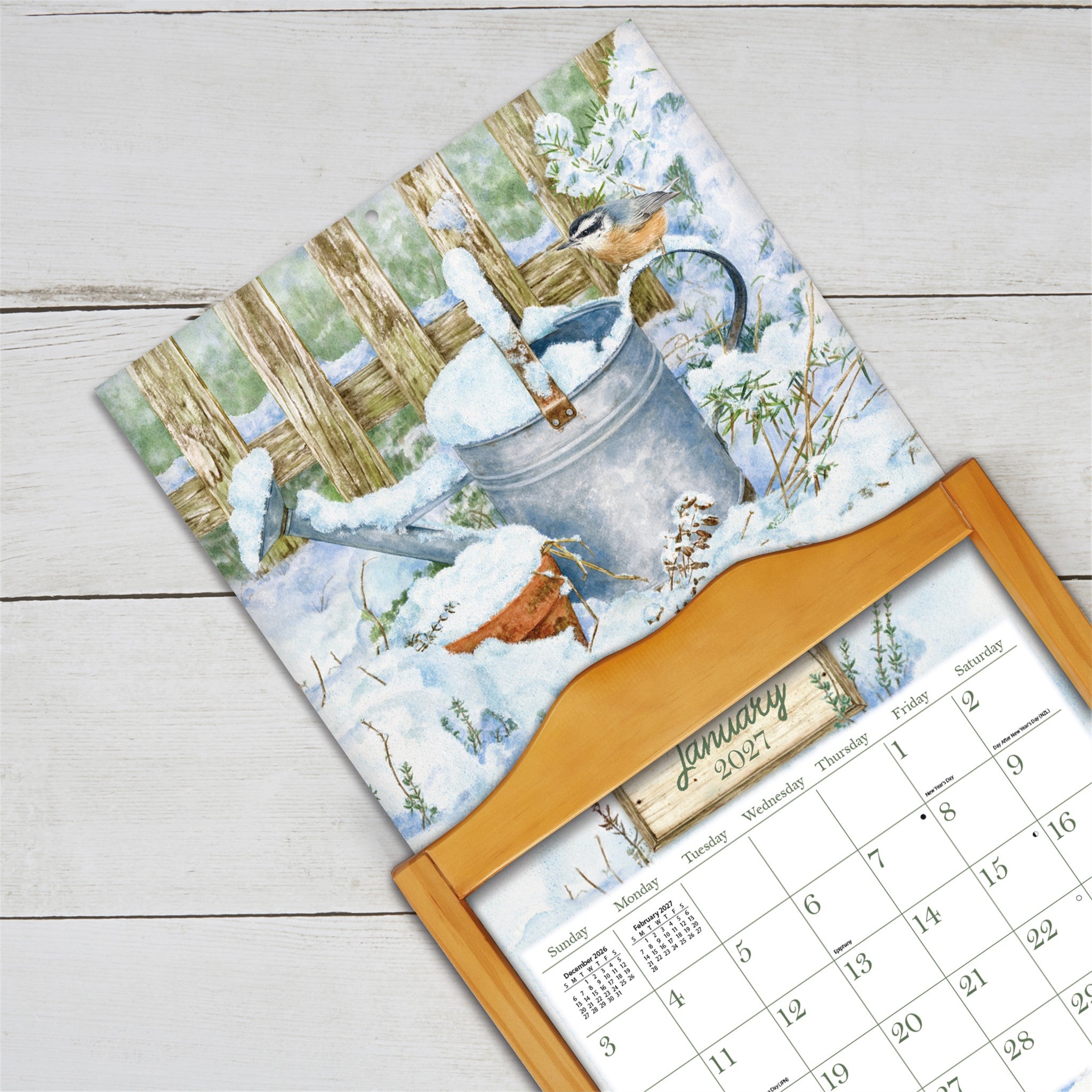 Calendrier mural 2027 – Jardin d'herbes aromatiques – En ligne uniquement