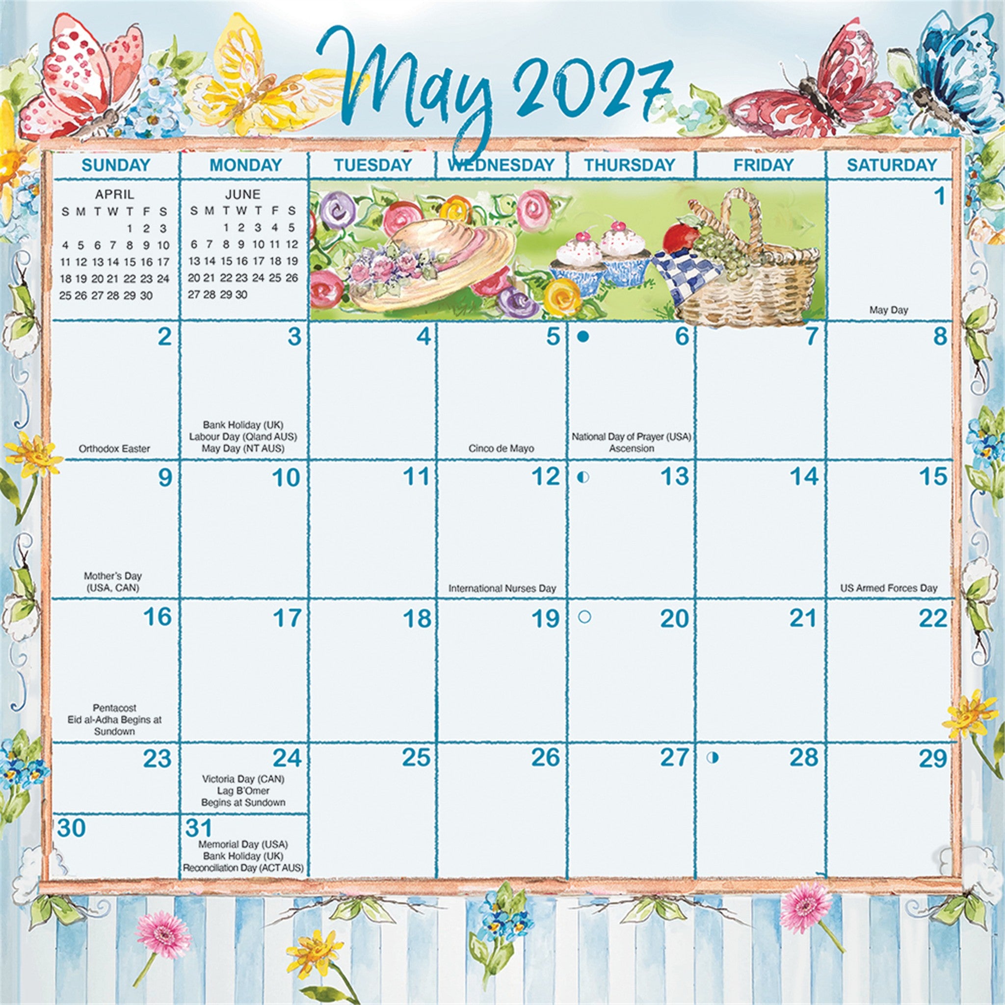 Joyful Seasons Magic Grip Exclusive 2026-2027 Mini Calendar