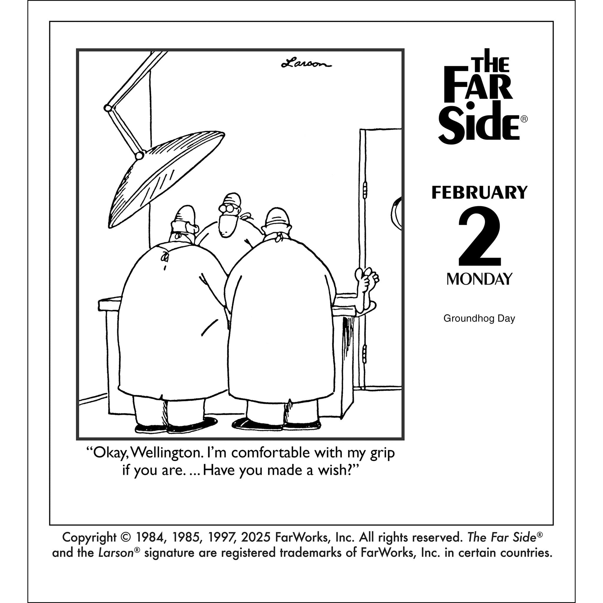 Far Side® Off-The-Wall 2026 Box Calendar