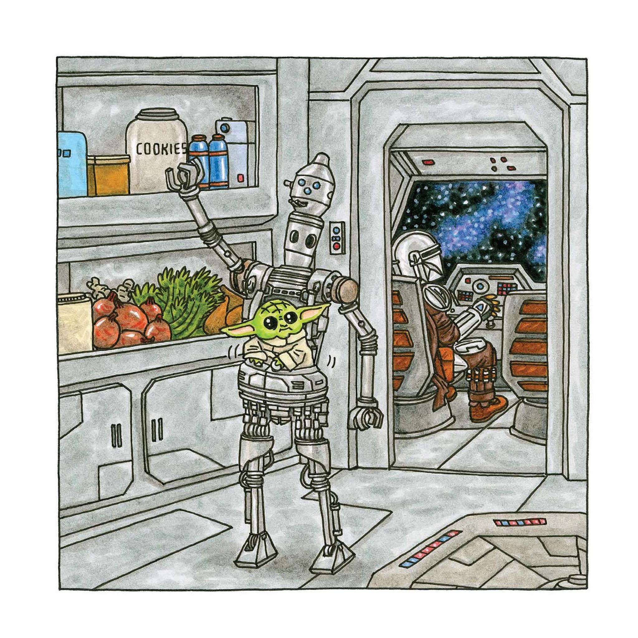 Calendrier mural 2026 de The Mandalorian and Child - Disponible uniquement en ligne