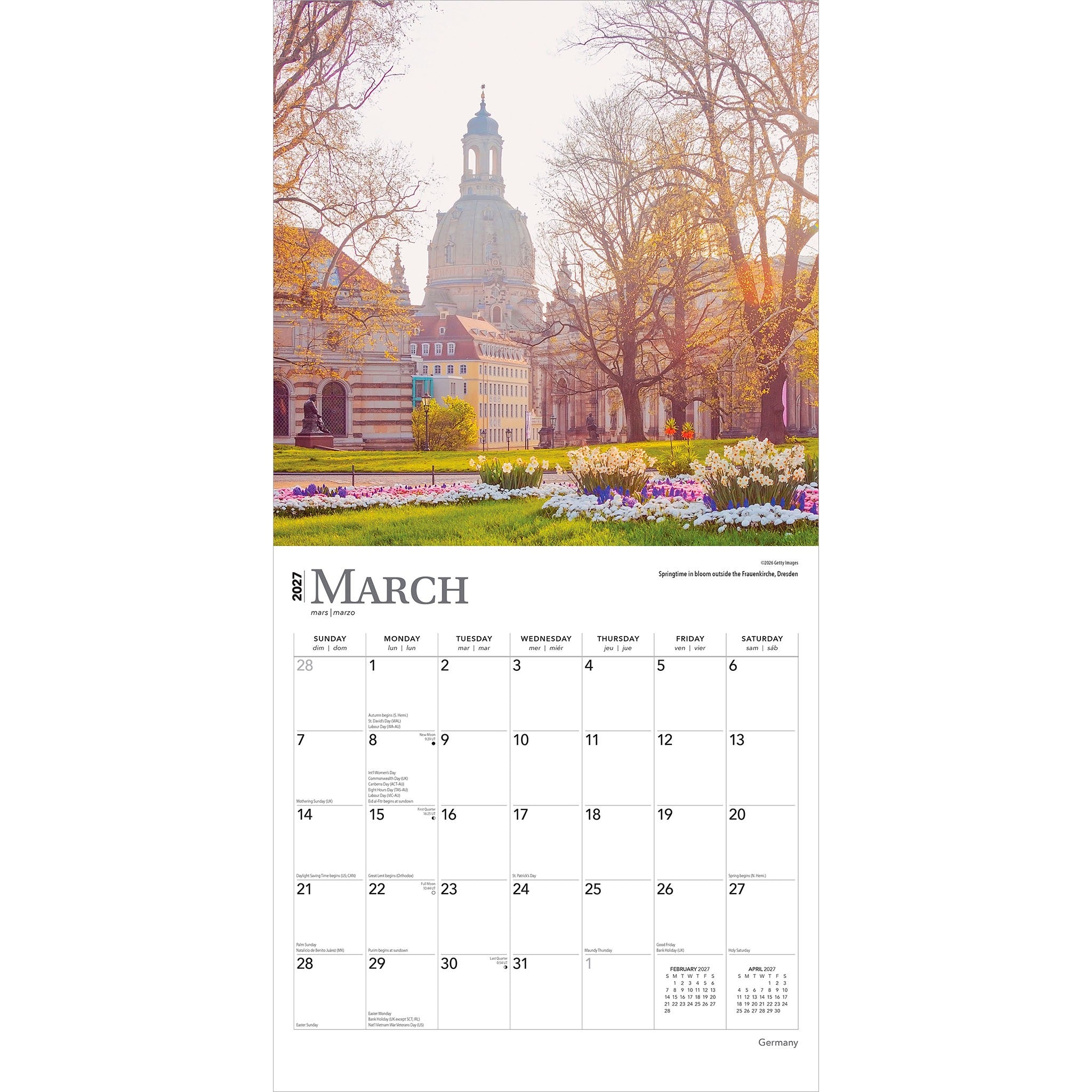 Germany 2027 Wall Calendar