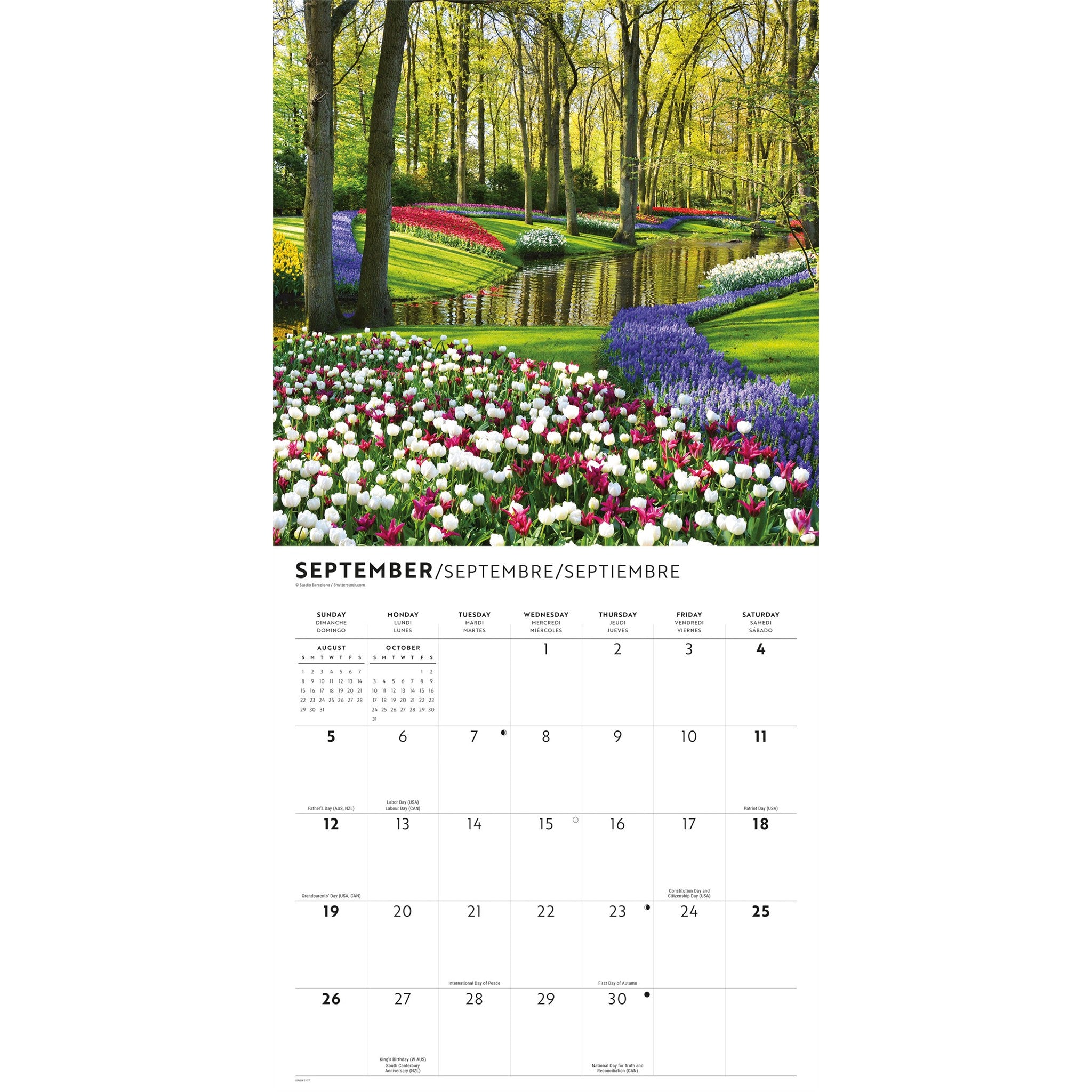 In the Garden 2027 Wall Calendar