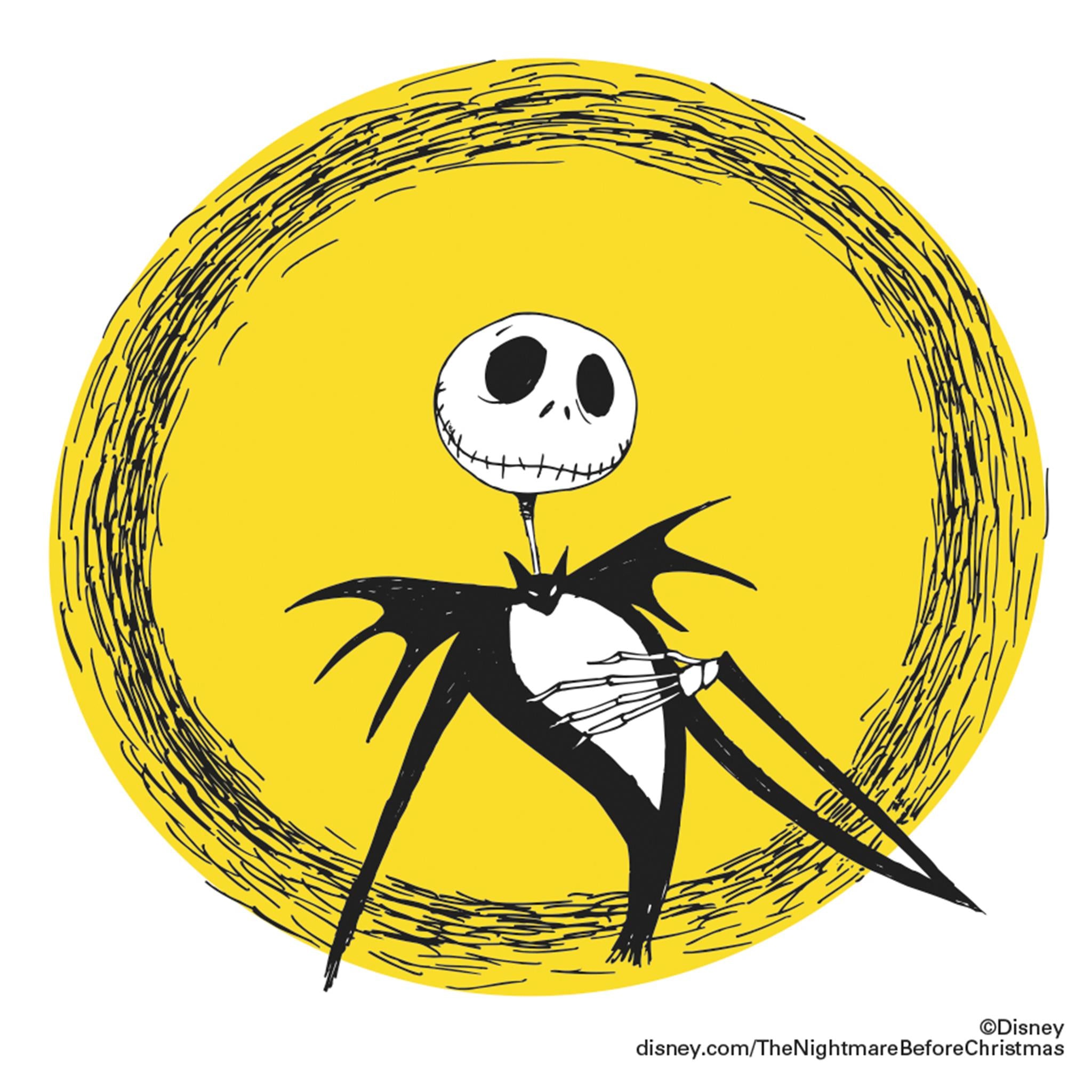 Calendrier mural de luxe exclusif L'Étrange Noël de Monsieur Jack avec autocollant 2026