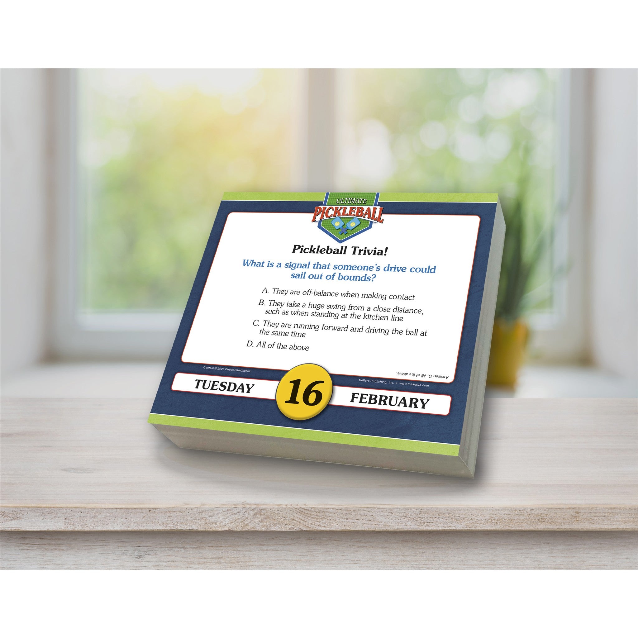 Ultimate Pickleball 2027 Box Calendar