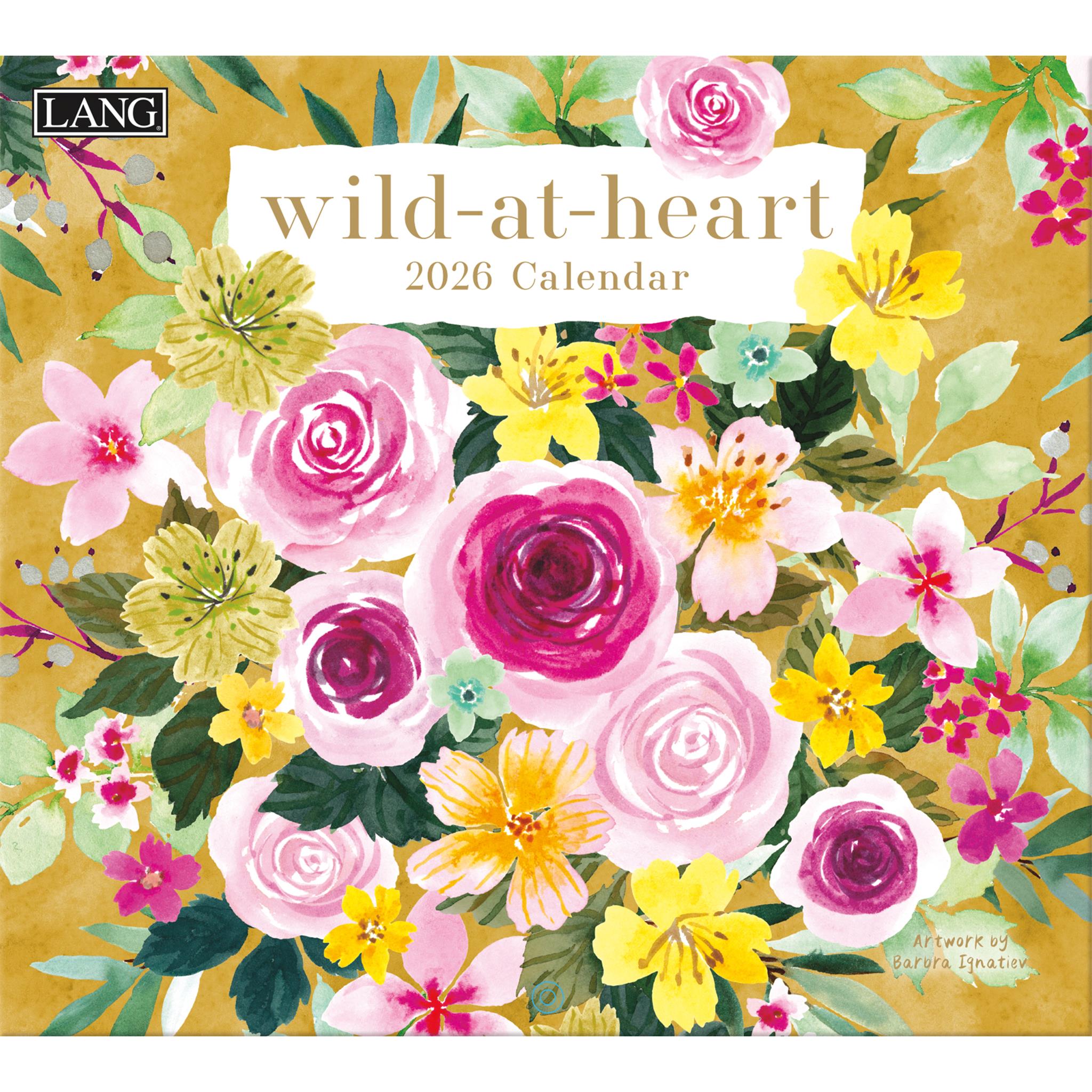 Wild At Heart 2026 Wall Calendar - Online Only