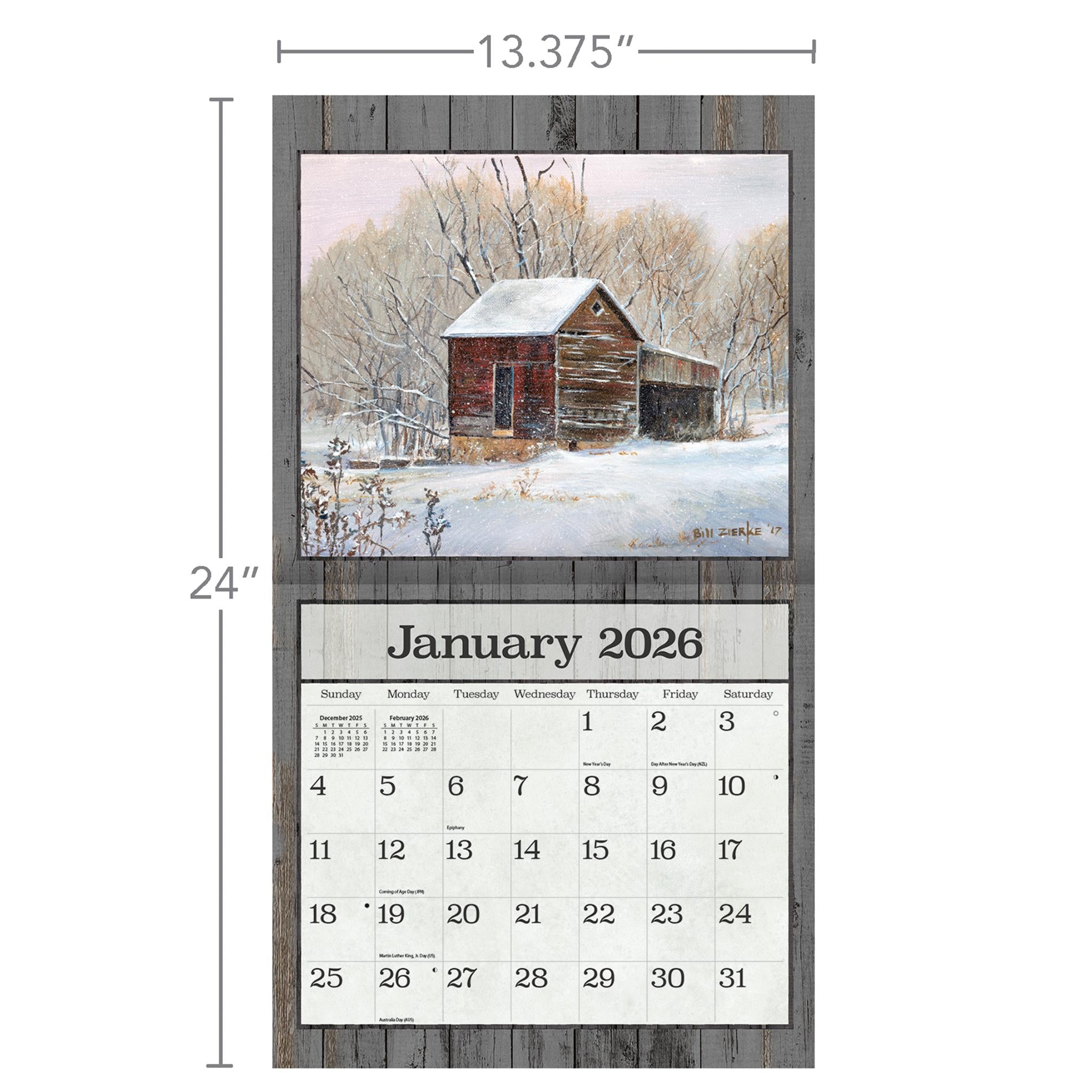 On The Farm 2026 Wall Calendar - Online Only