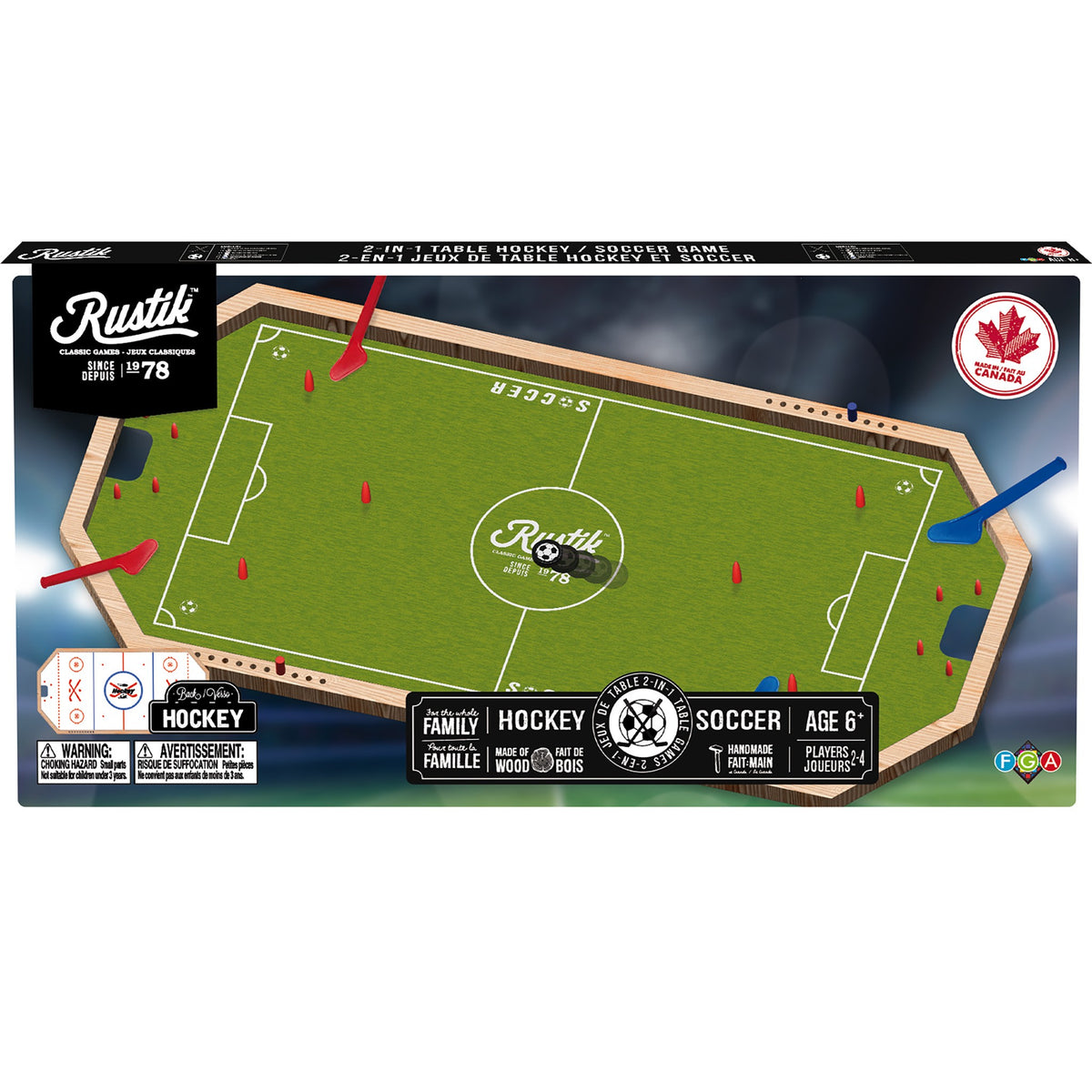 Hockey & Soccer 2 in 1 Table Game