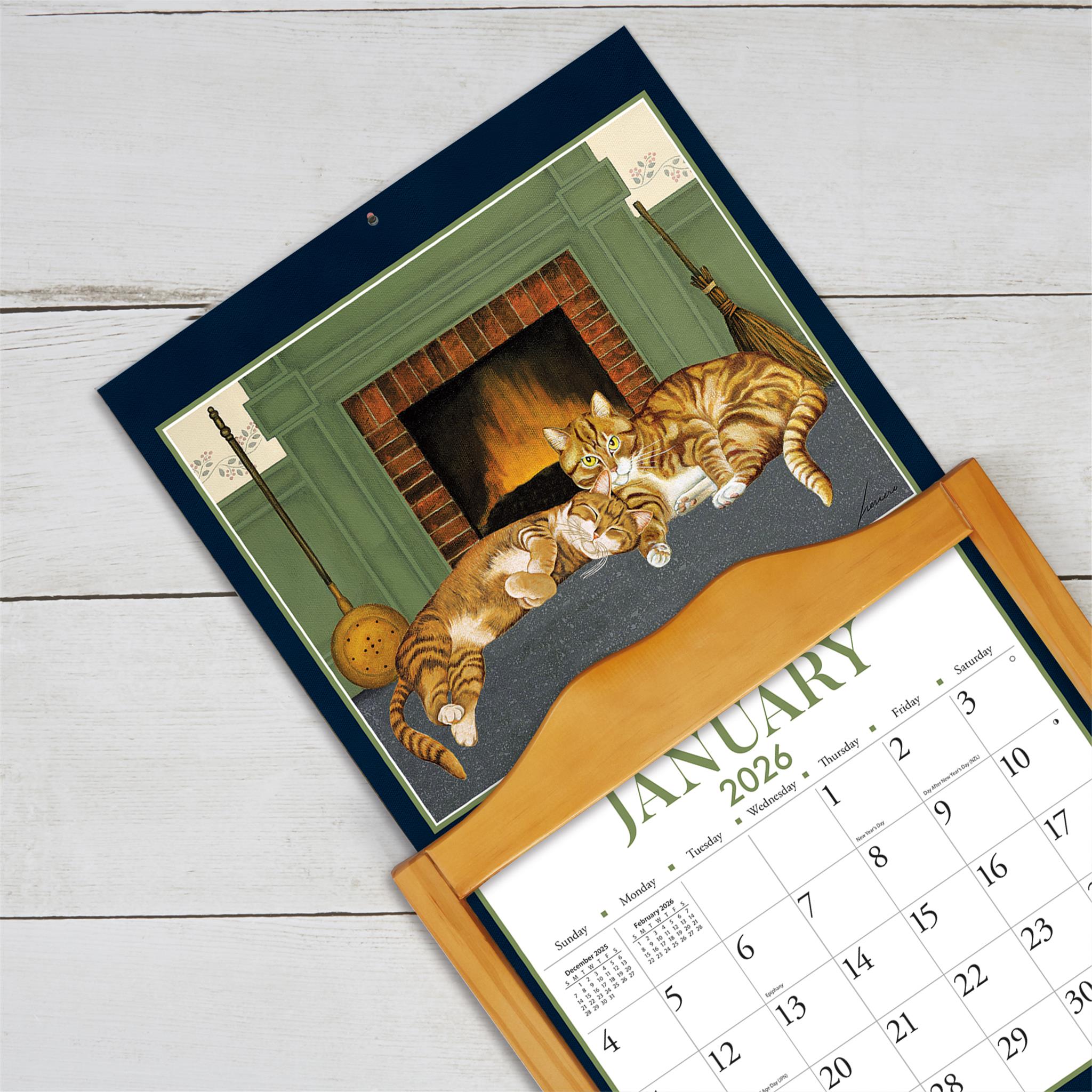 American Cat 2026 Deluxe Special Edition Wall Calendar with Print