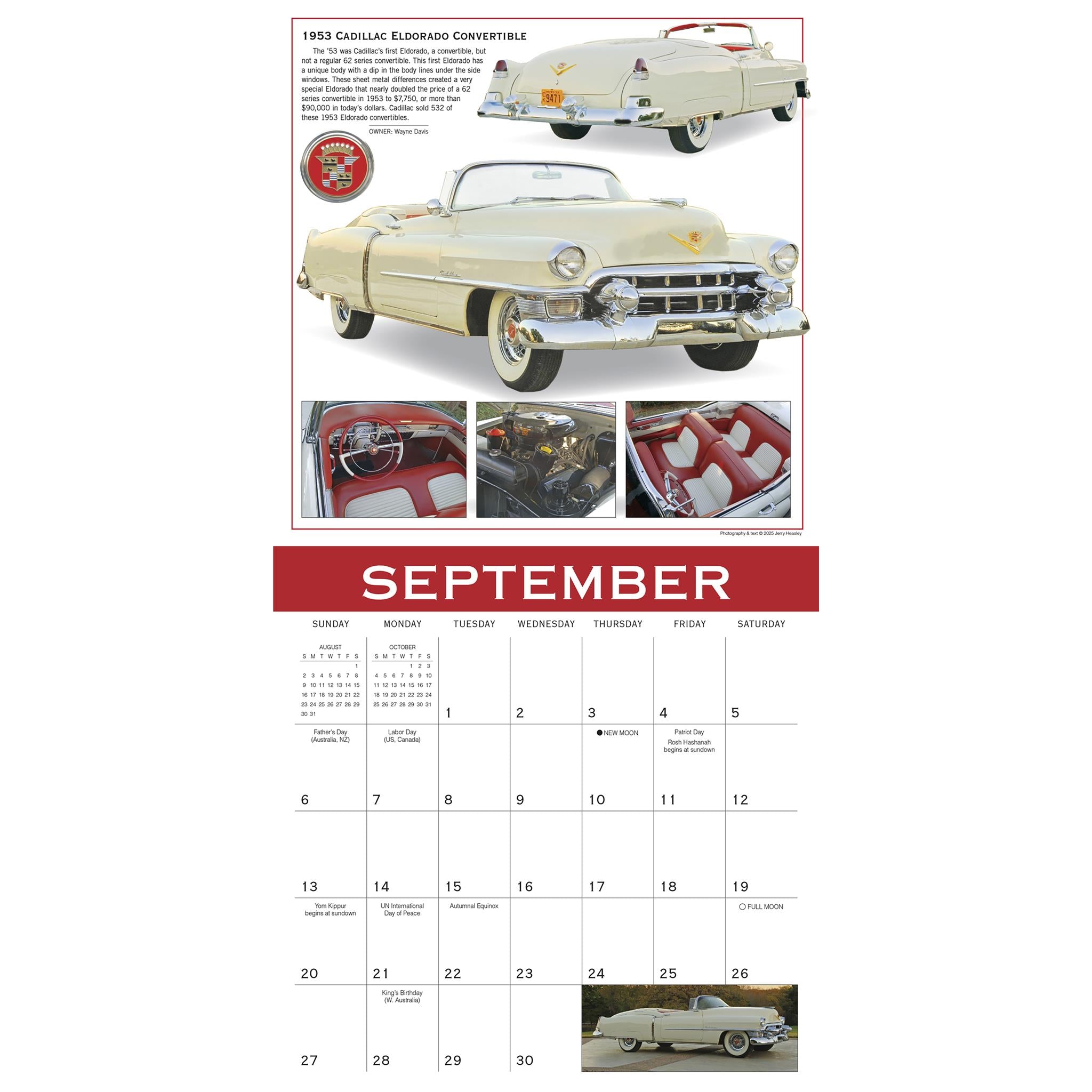 Classics Ultimate Automobiles 2026 Wall Calendar