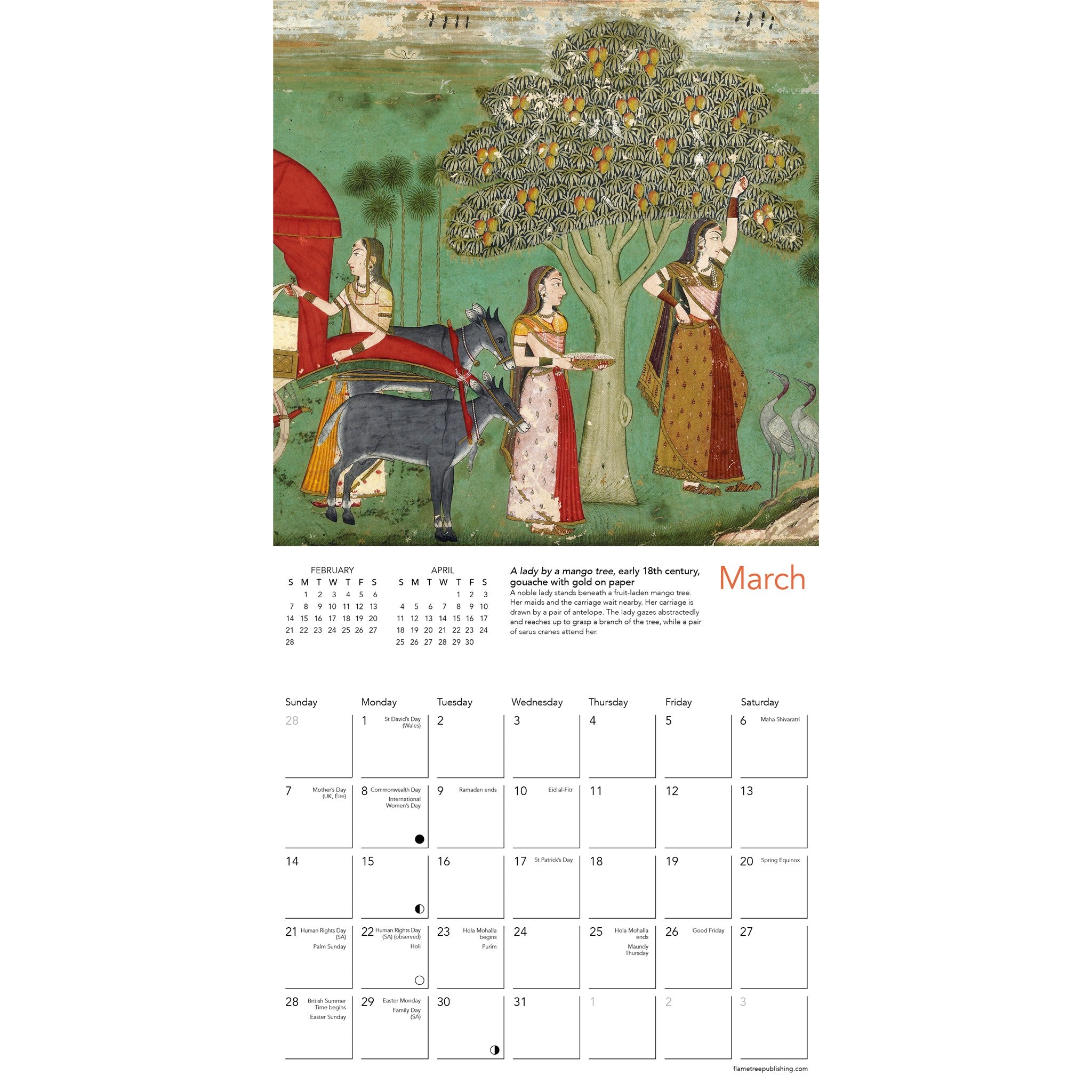 Ashmolean Museum: Indian Art 2027 Mini Calendar