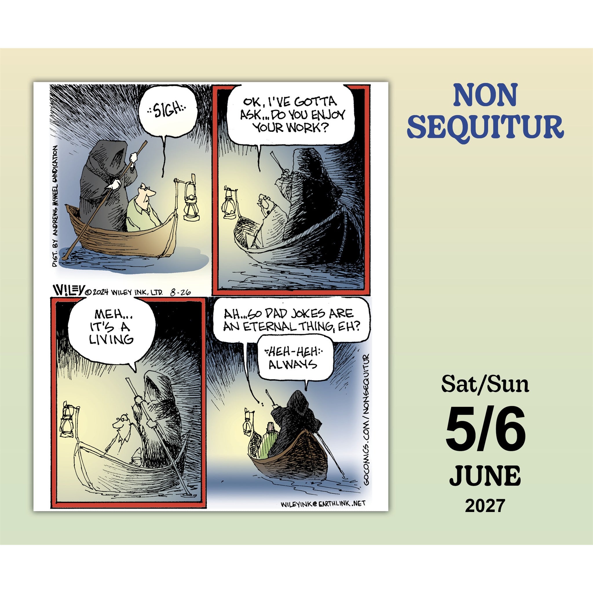 Non Sequitur 2027 Box Calendar