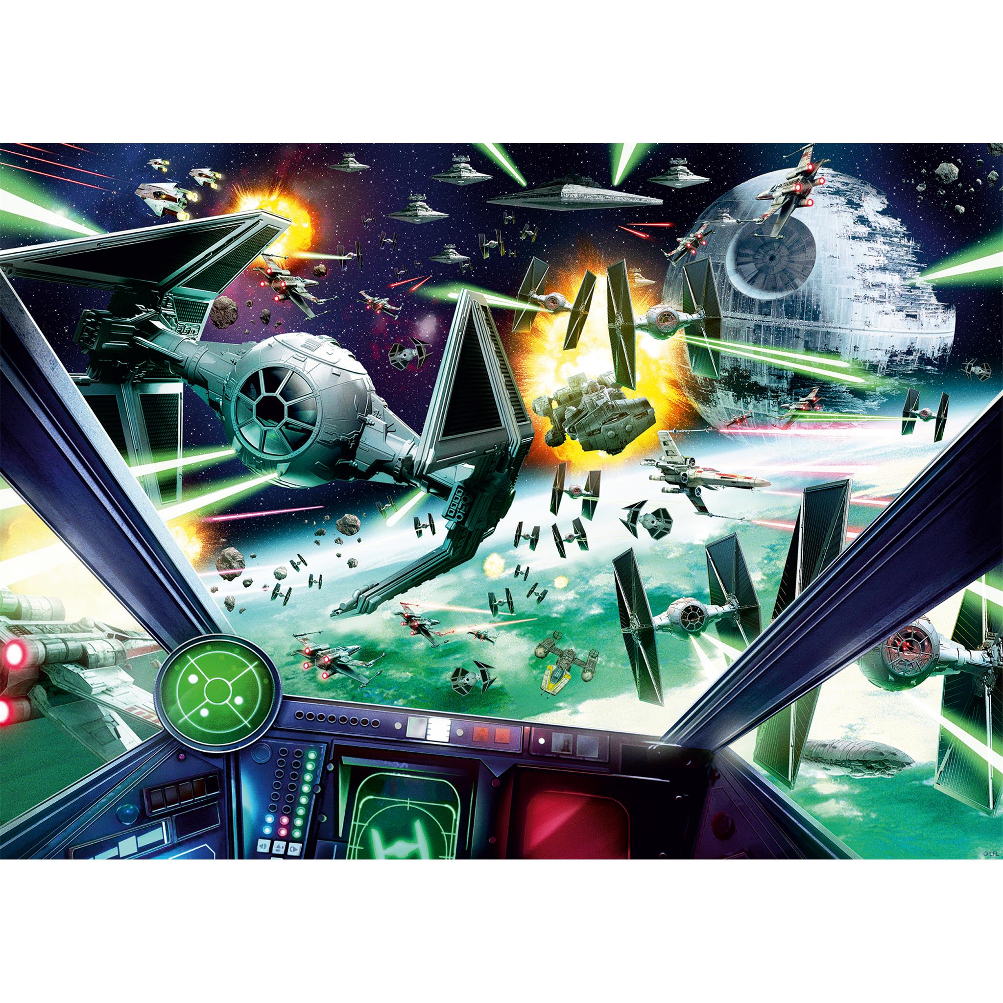 Puzzle de 1000 pièces du cockpit du X-Wing de Star Wars