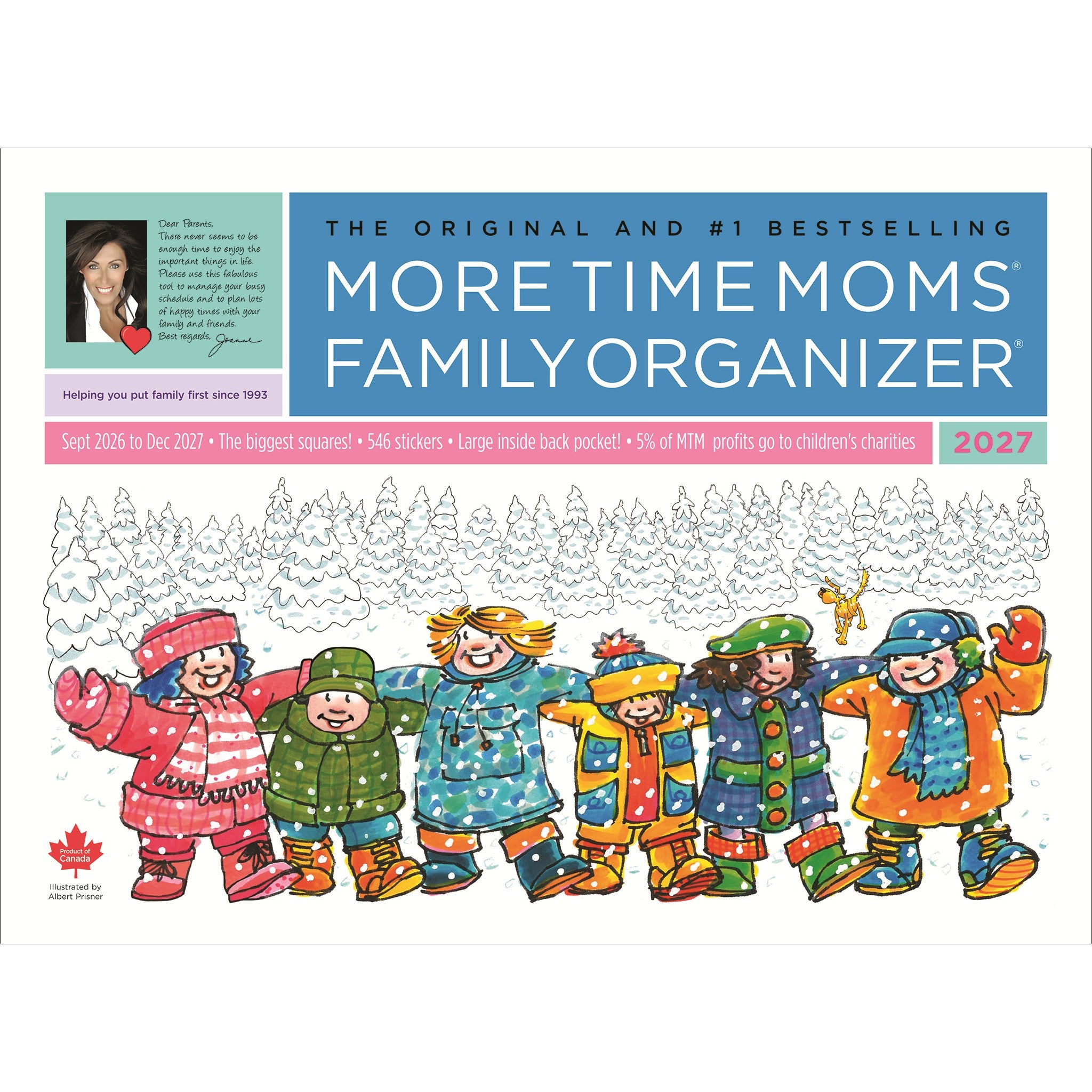 Family Organizer 2026-2027 Wall Calendar