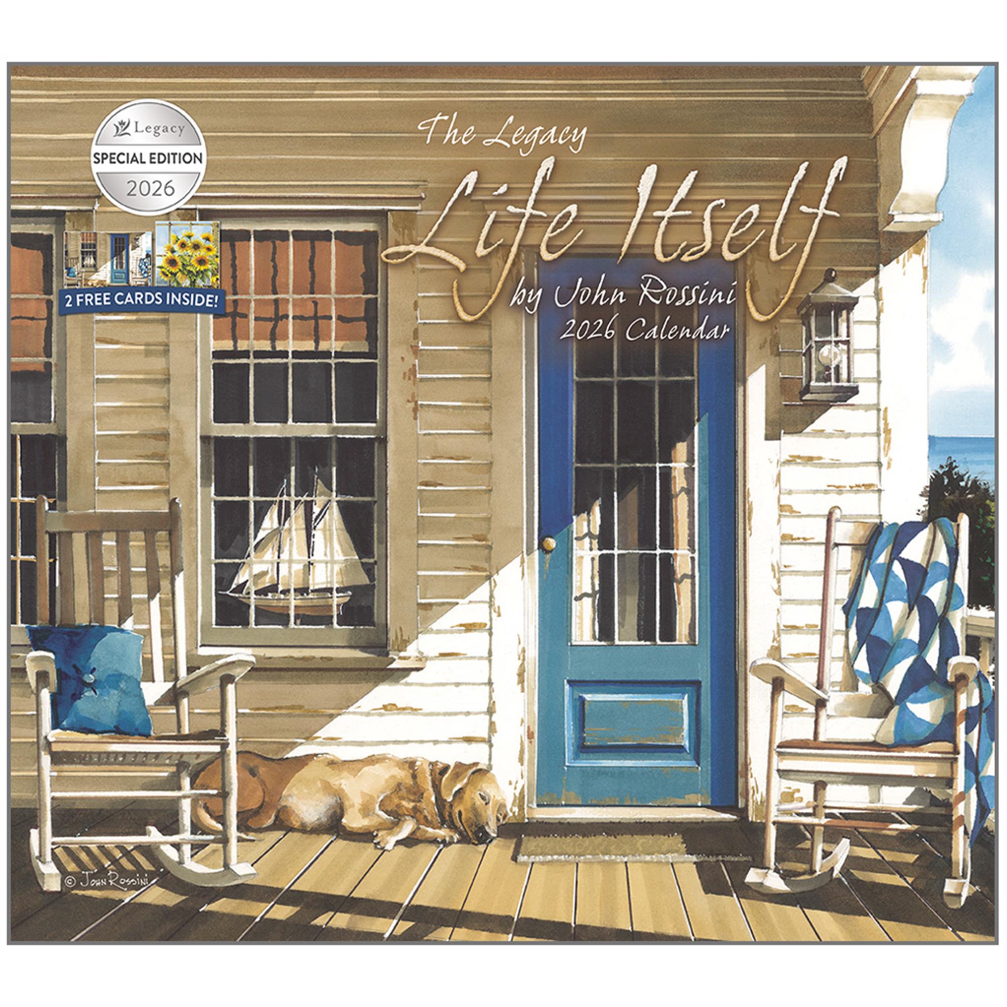 Calendrier mural Life Itself 2026 Édition Spéciale Deluxe avec cartes